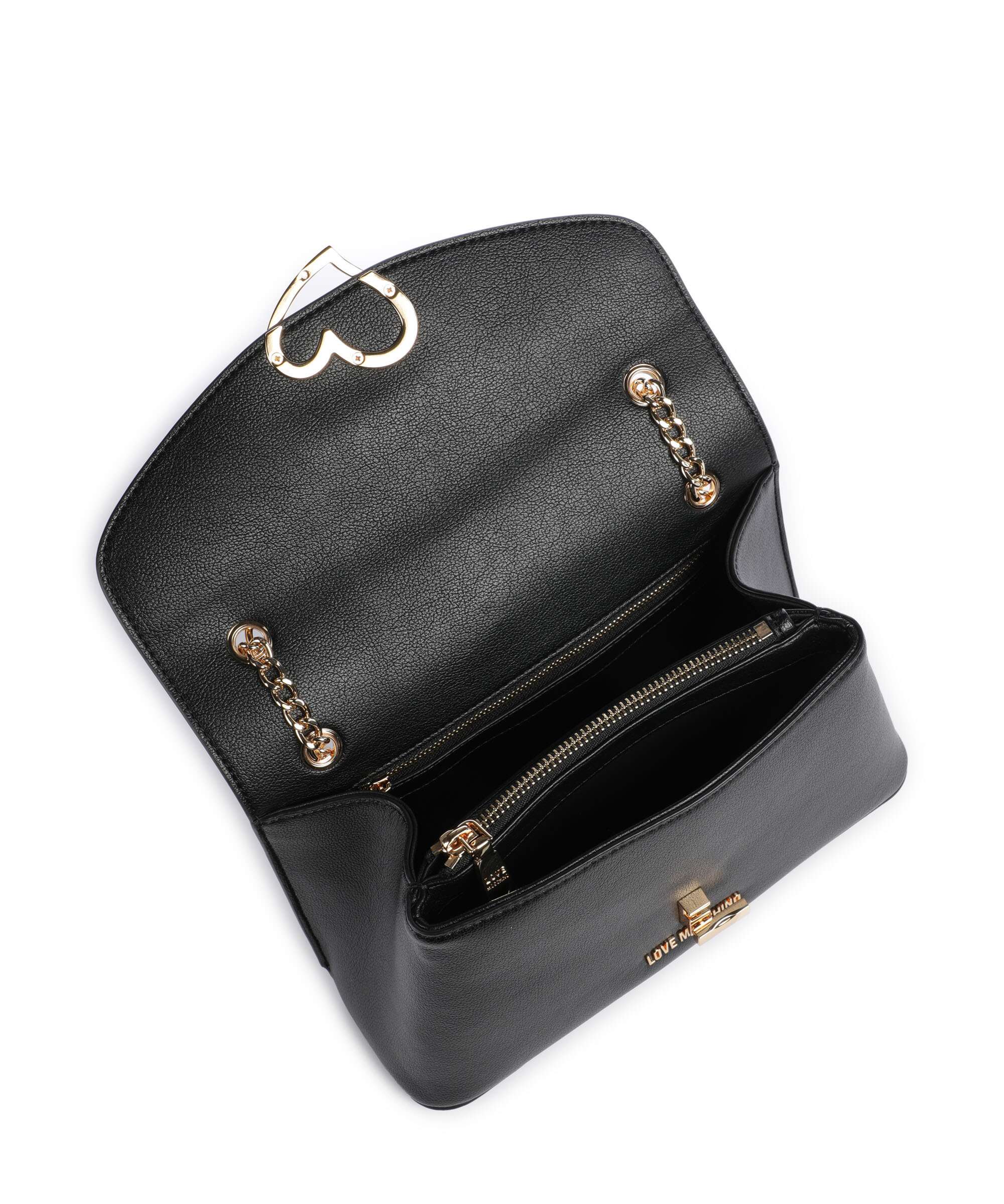 Love Moschino Heart Turnlock Sac porté épaule black - Image 7