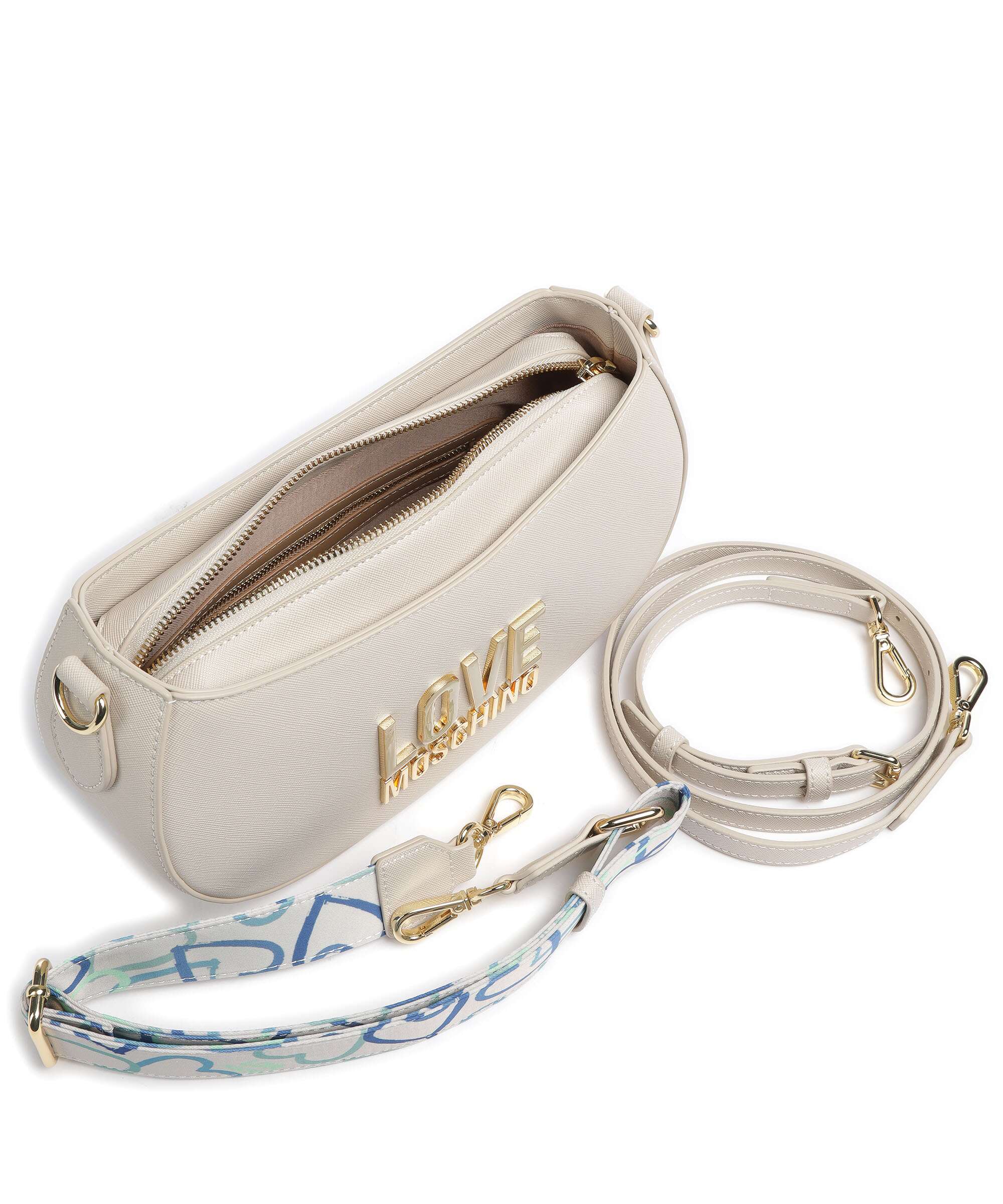 Love Moschino Jelly Logo Sac bandoulière avorio - Image 6