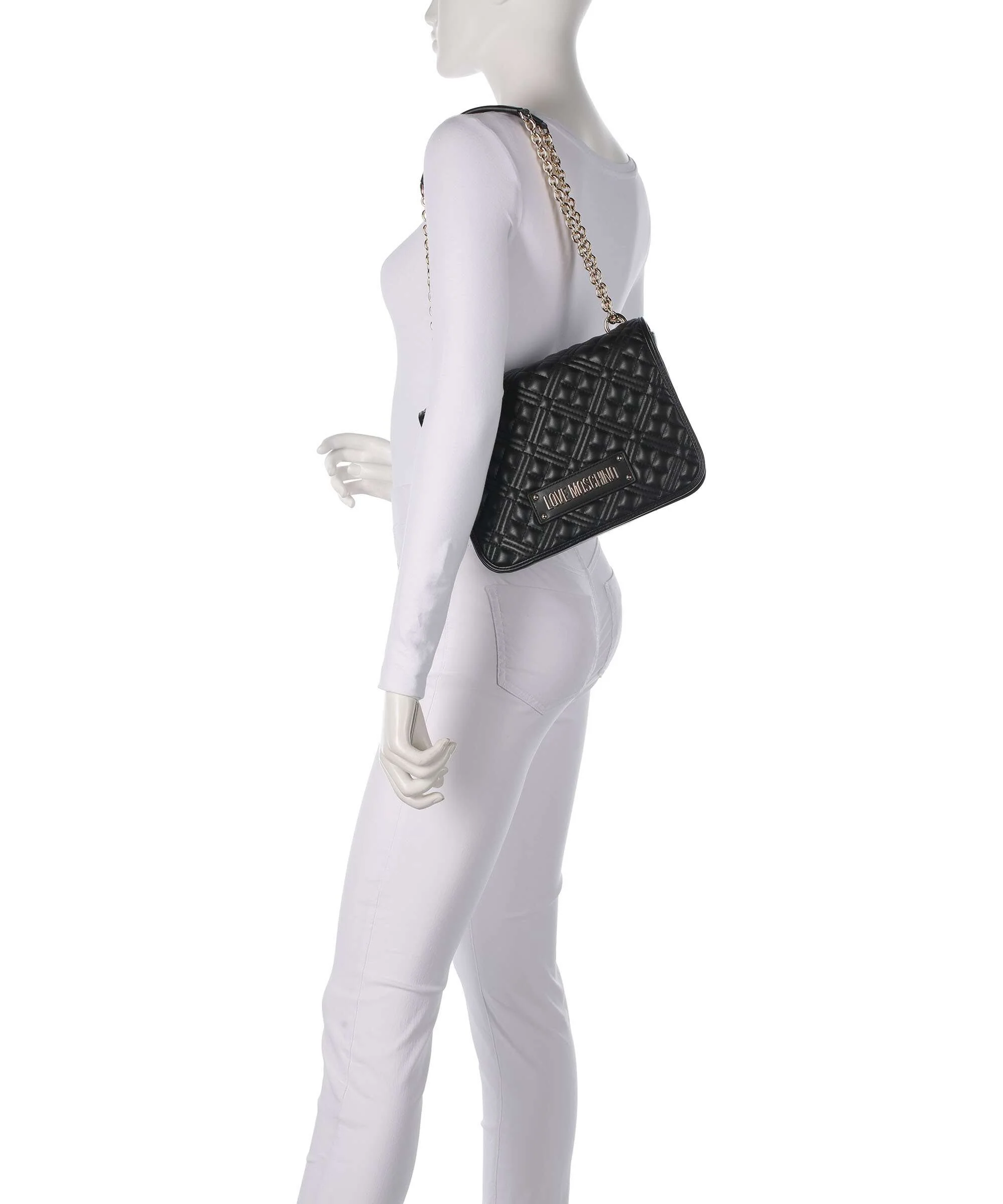 Love Moschino Quilted Sac porté épaule black - Image 3