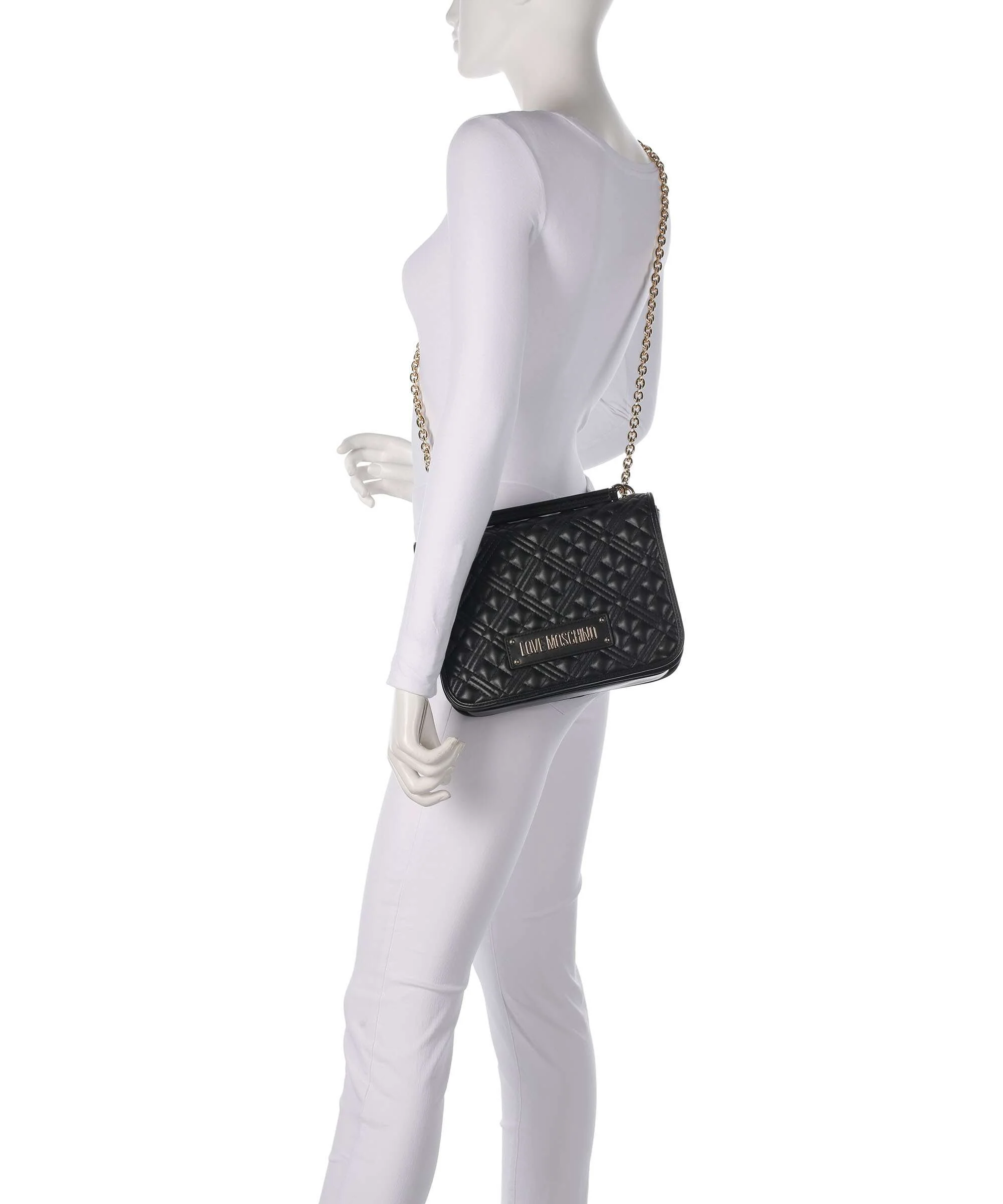 Love Moschino Quilted Sac porté épaule black - Image 4