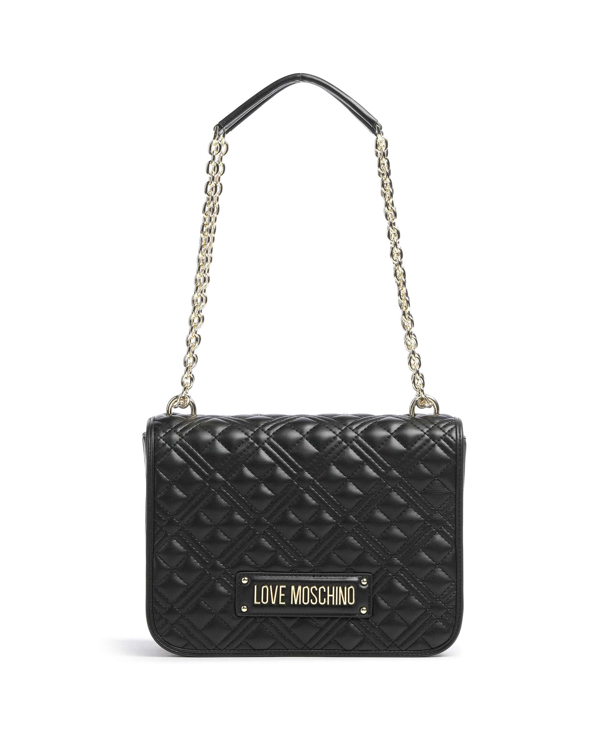 Love Moschino Quilted Sac porté épaule nero