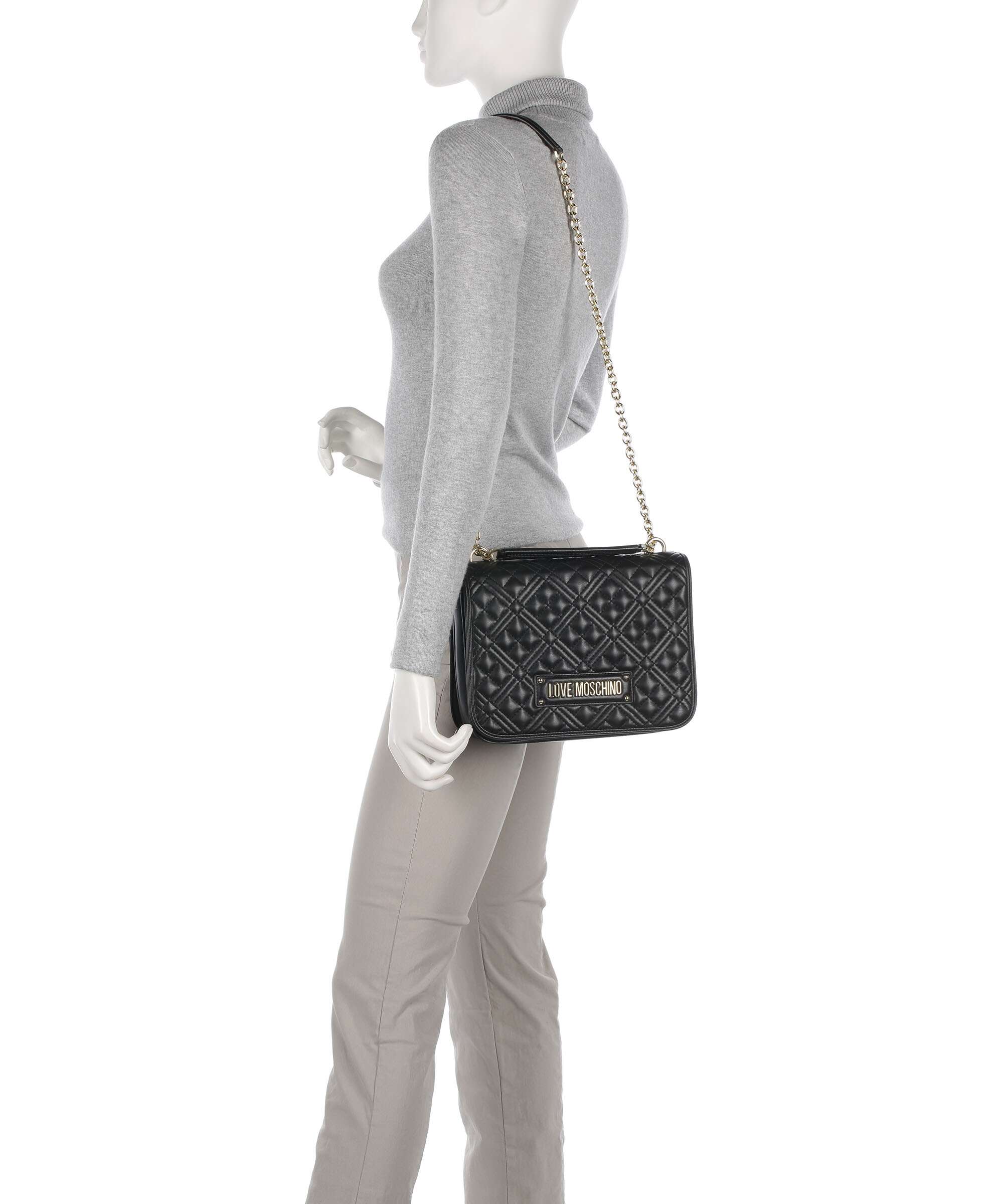 Love Moschino Quilted Sac porté épaule nero - Image 3