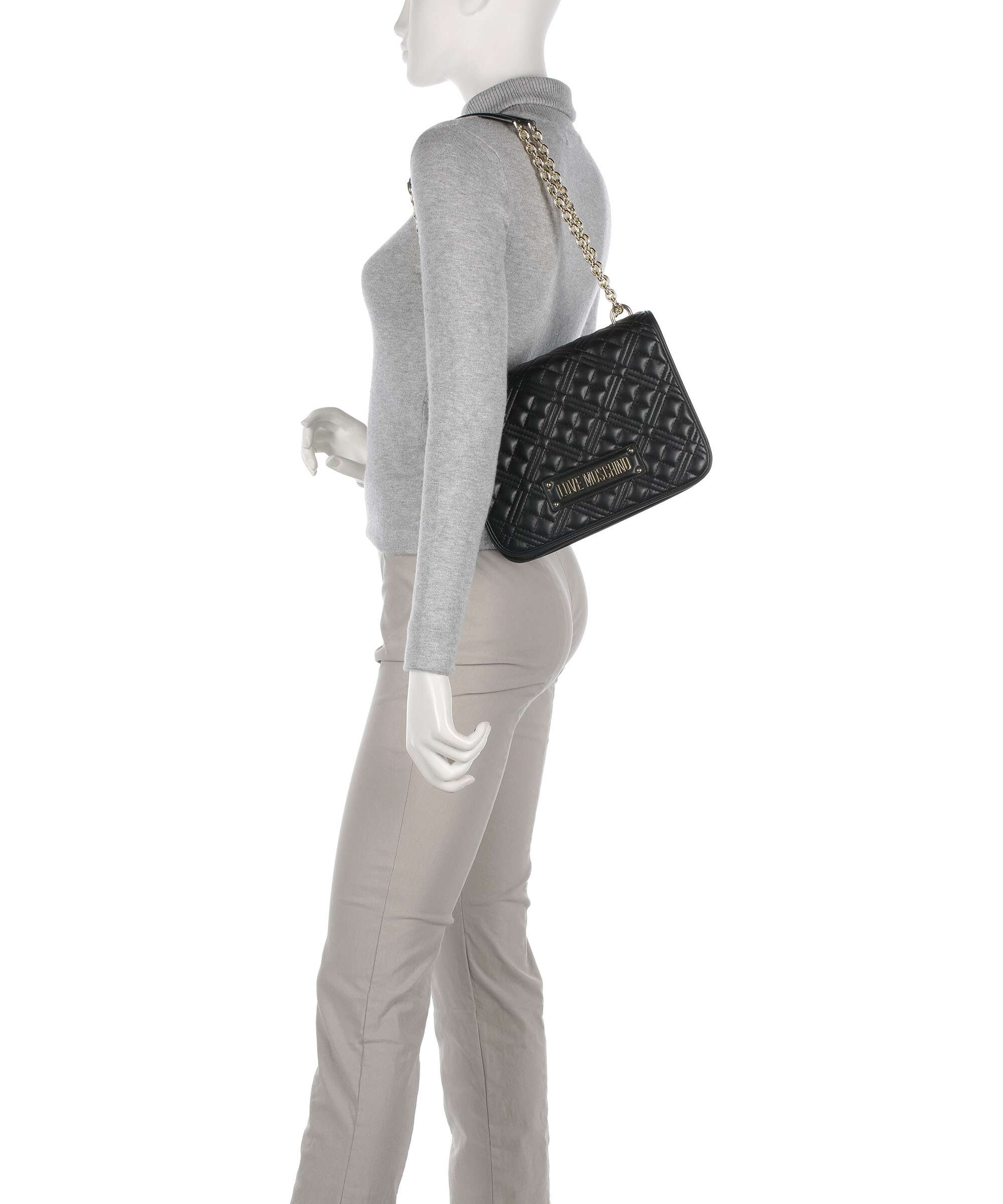 Love Moschino Quilted Sac porté épaule nero - Image 4