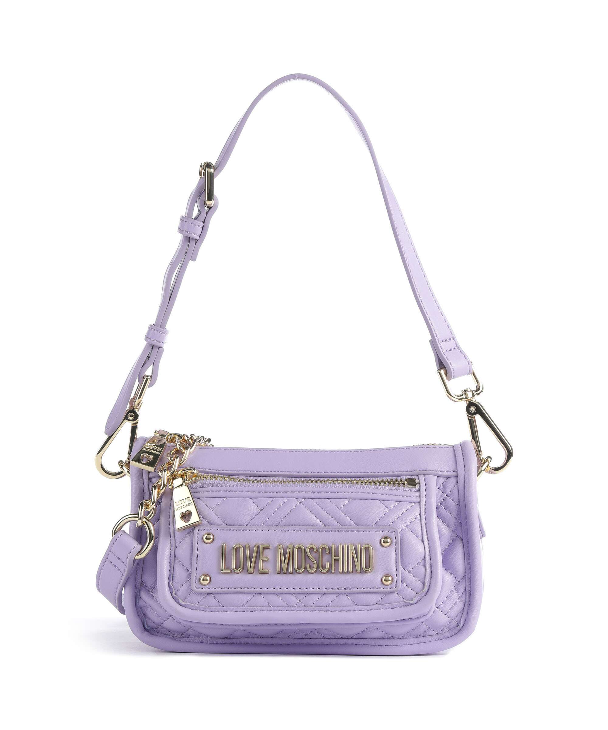 Love Moschino Quilted Sac porté épaule lilla