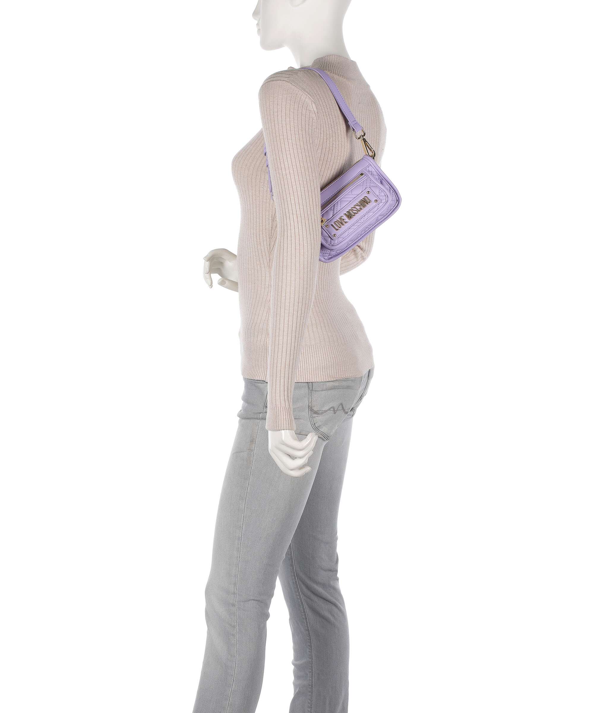 Love Moschino Quilted Sac porté épaule lilla - Image 3