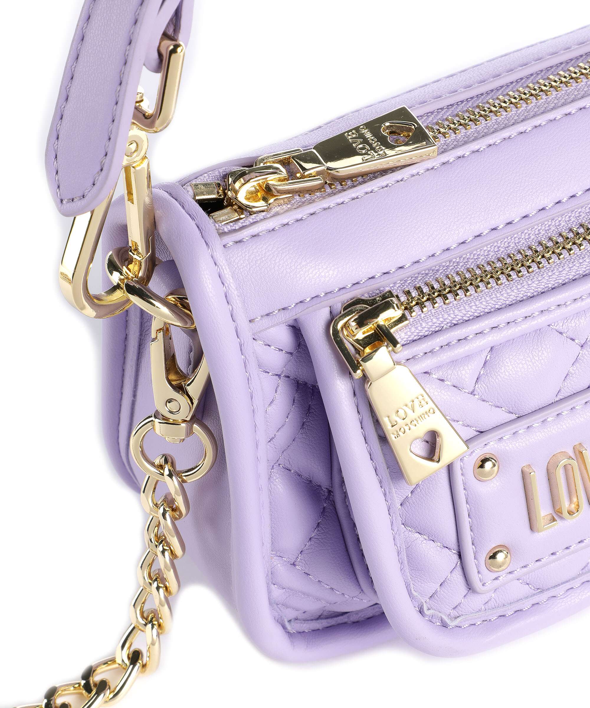Love Moschino Quilted Sac porté épaule lilla - Image 4
