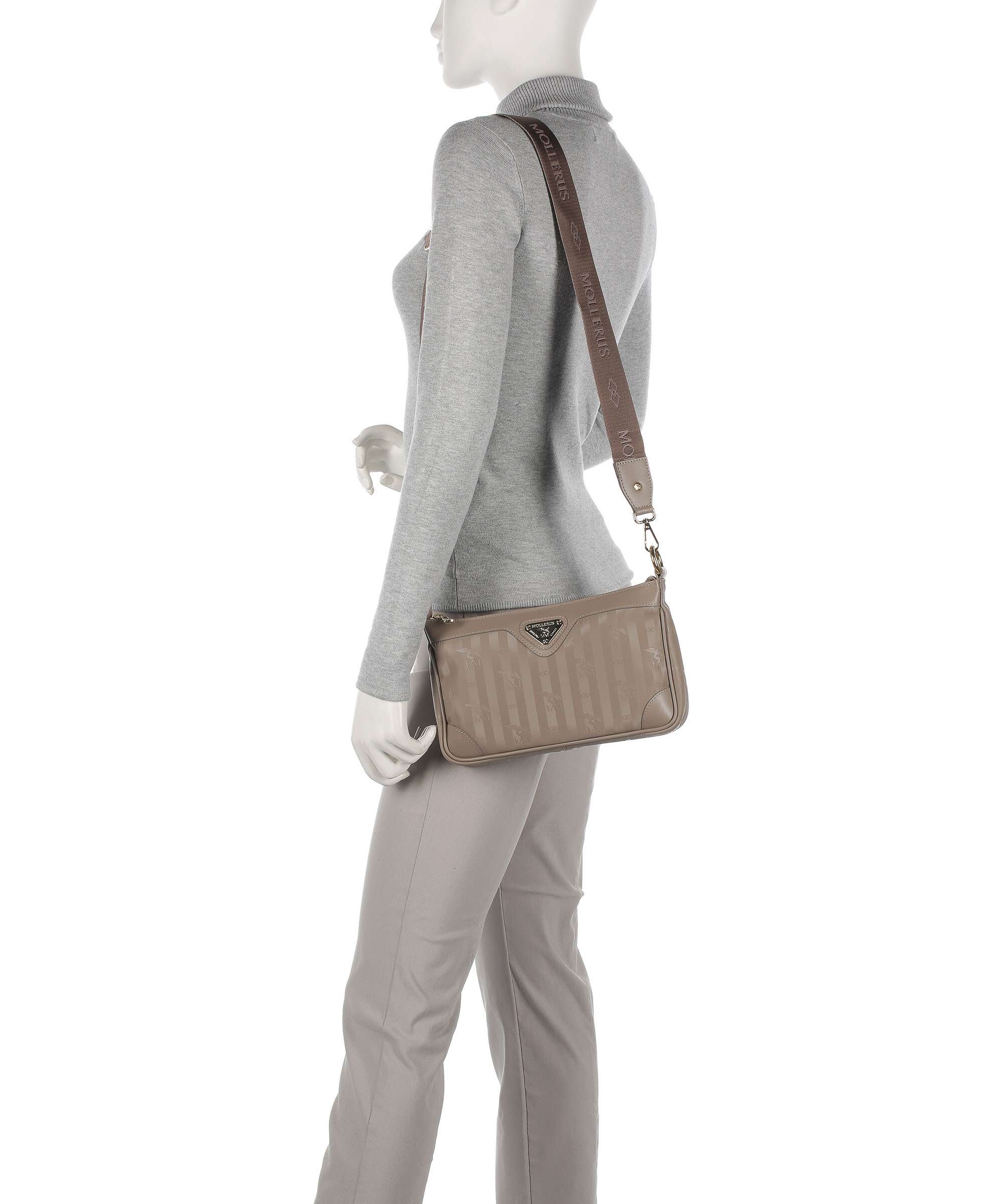 Maison Mollerus Vinerus Flums Sac bandoulière taupe/grau - Image 3