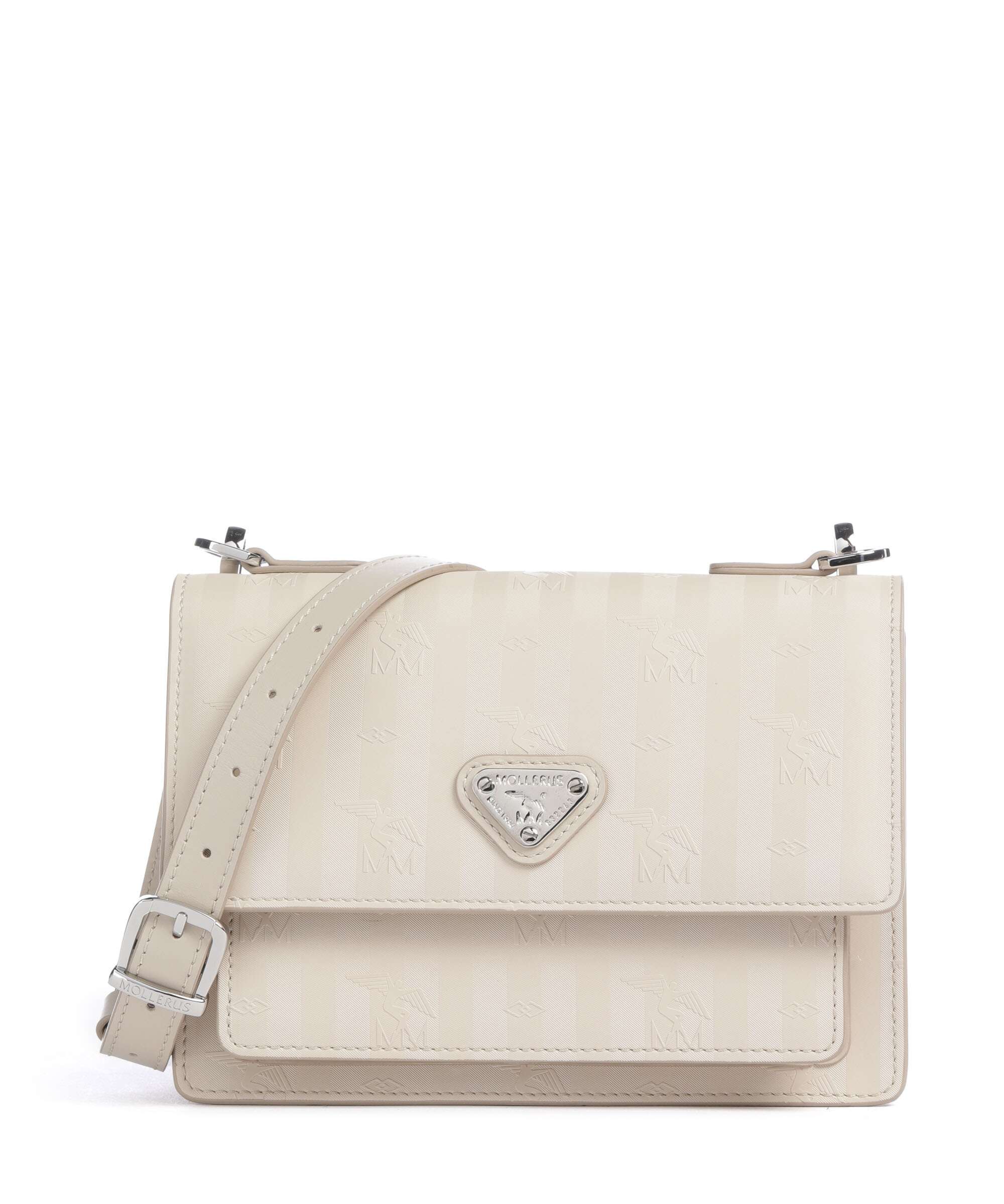 Maison Mollerus Vinerus Ursy Sac bandoulière pearl weiss