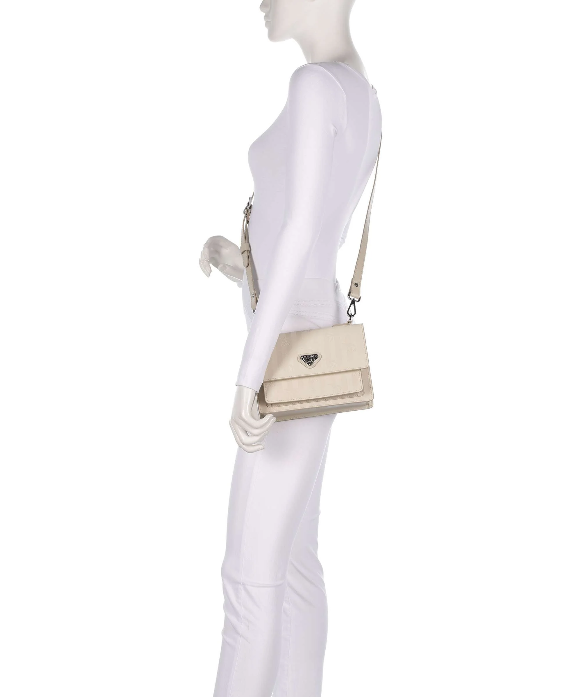 Maison Mollerus Vinerus Ursy Sac bandoulière pearl weiss - Image 3