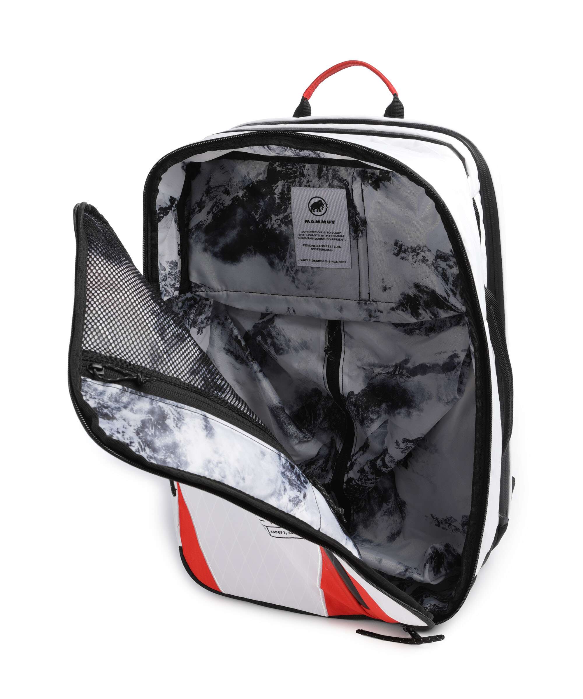 Mammut Seon Alpine Transporter 25 Sac à dos d'ordinateur white/mammut red - Image 6