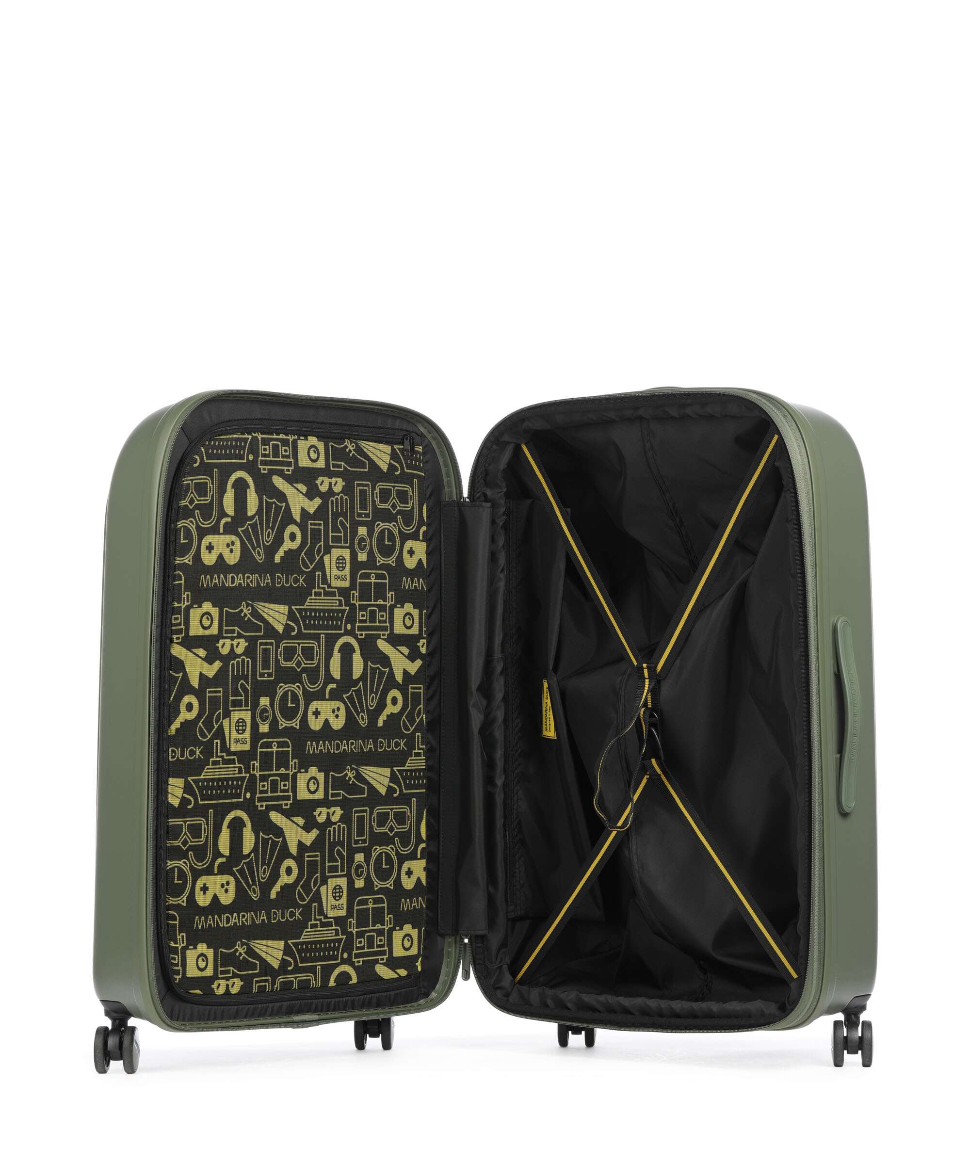 Mandarina Duck Logoduck+ Valise 4 roues pine green - Image 6