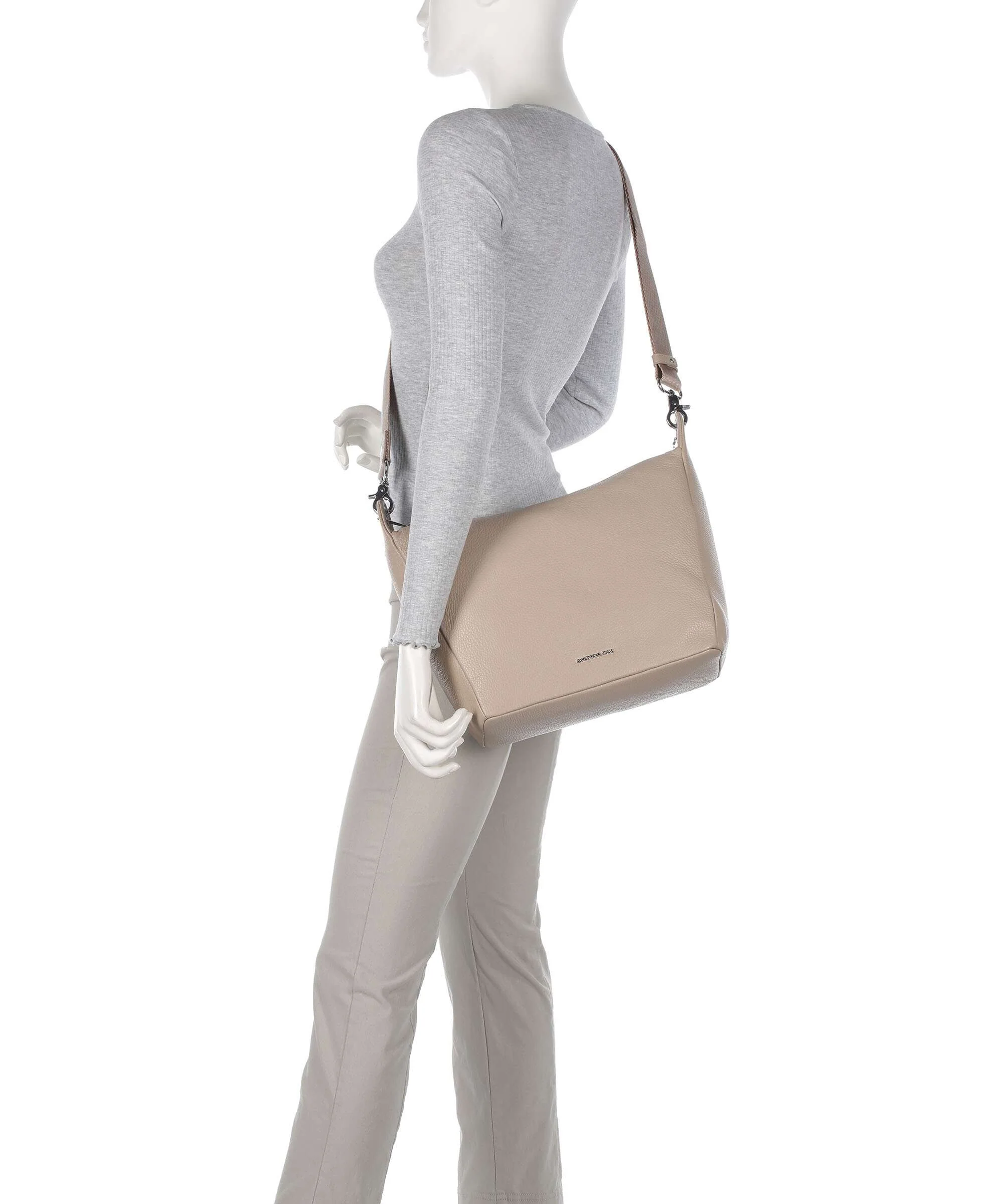 Mandarina Duck Mellow Leather Sac bandoulière warm taupe - Image 3