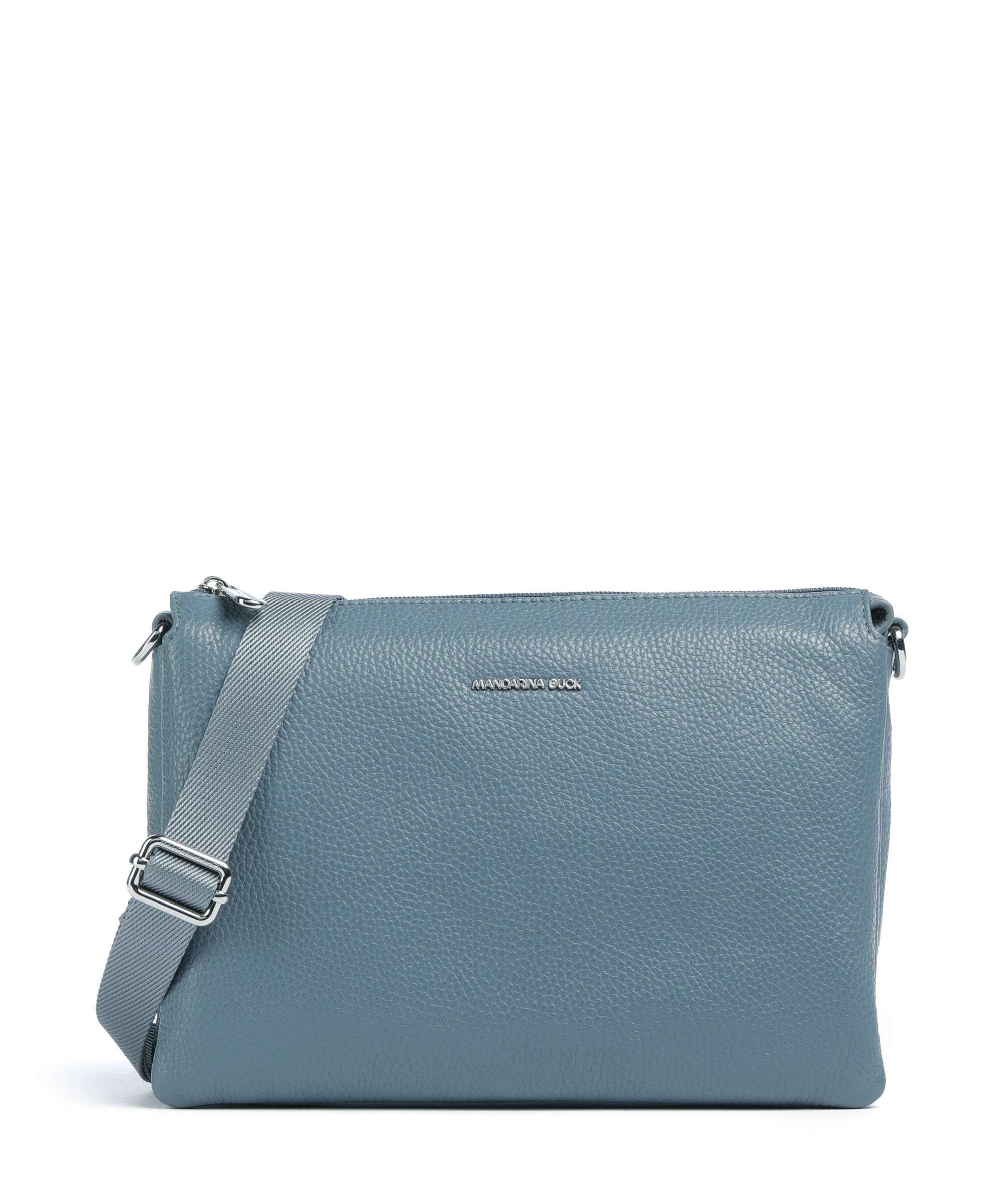 Mandarina Duck Mellow Leather Sac bandoulière iron