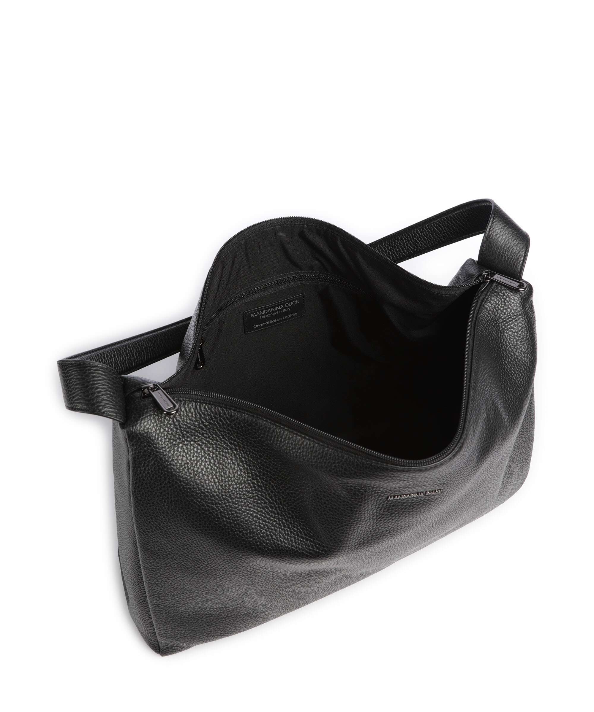 Mandarina Duck Mellow Leather Sac fourre-tout nero - Image 6