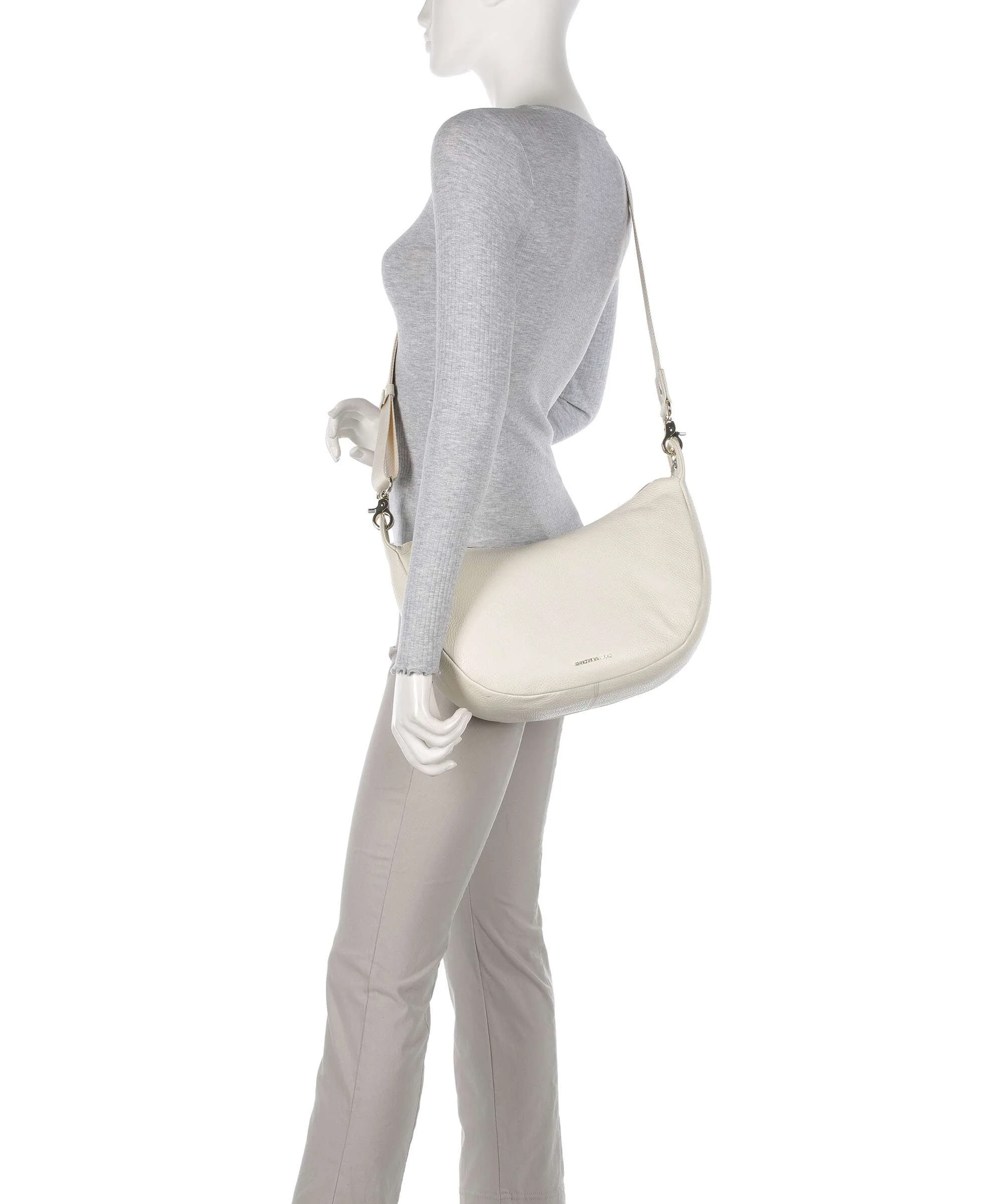 Mandarina Duck Mellow Leather Sac porté épaule almond - Image 3