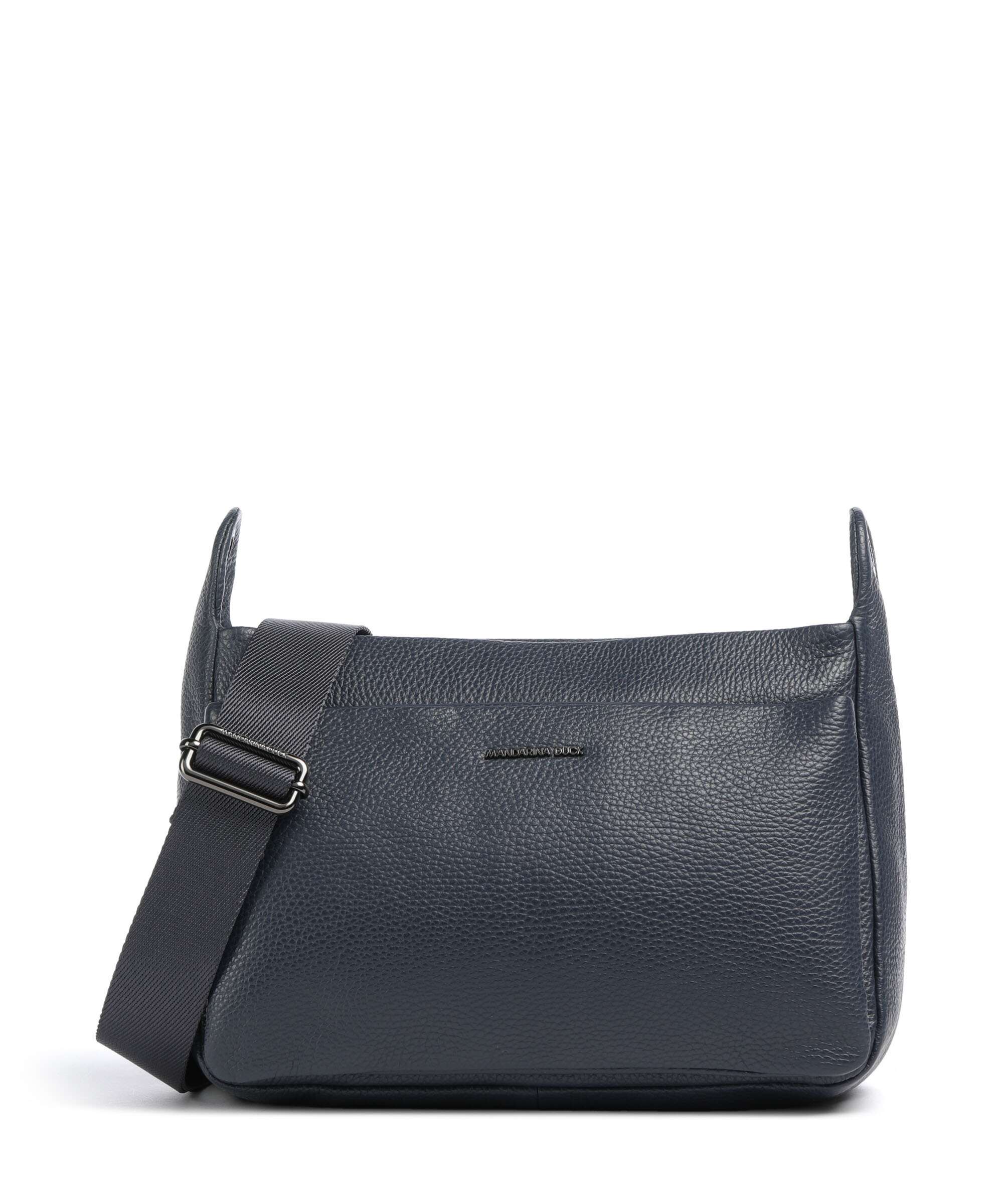 Mandarina Duck Mellow Leather Sac porté épaule dress blue