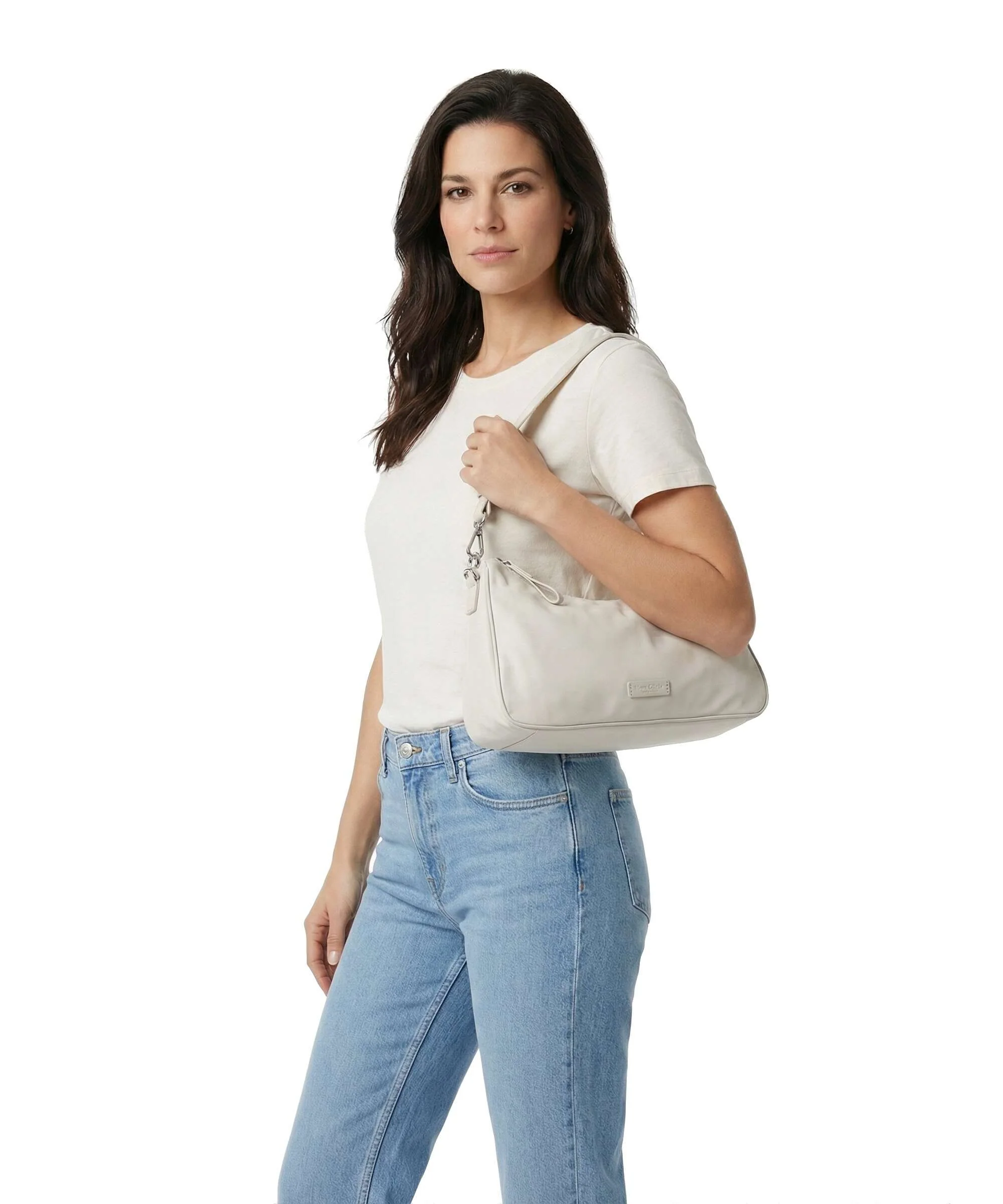 Marc O'Polo Anisa M Sac porté épaule grey silk - Image 3