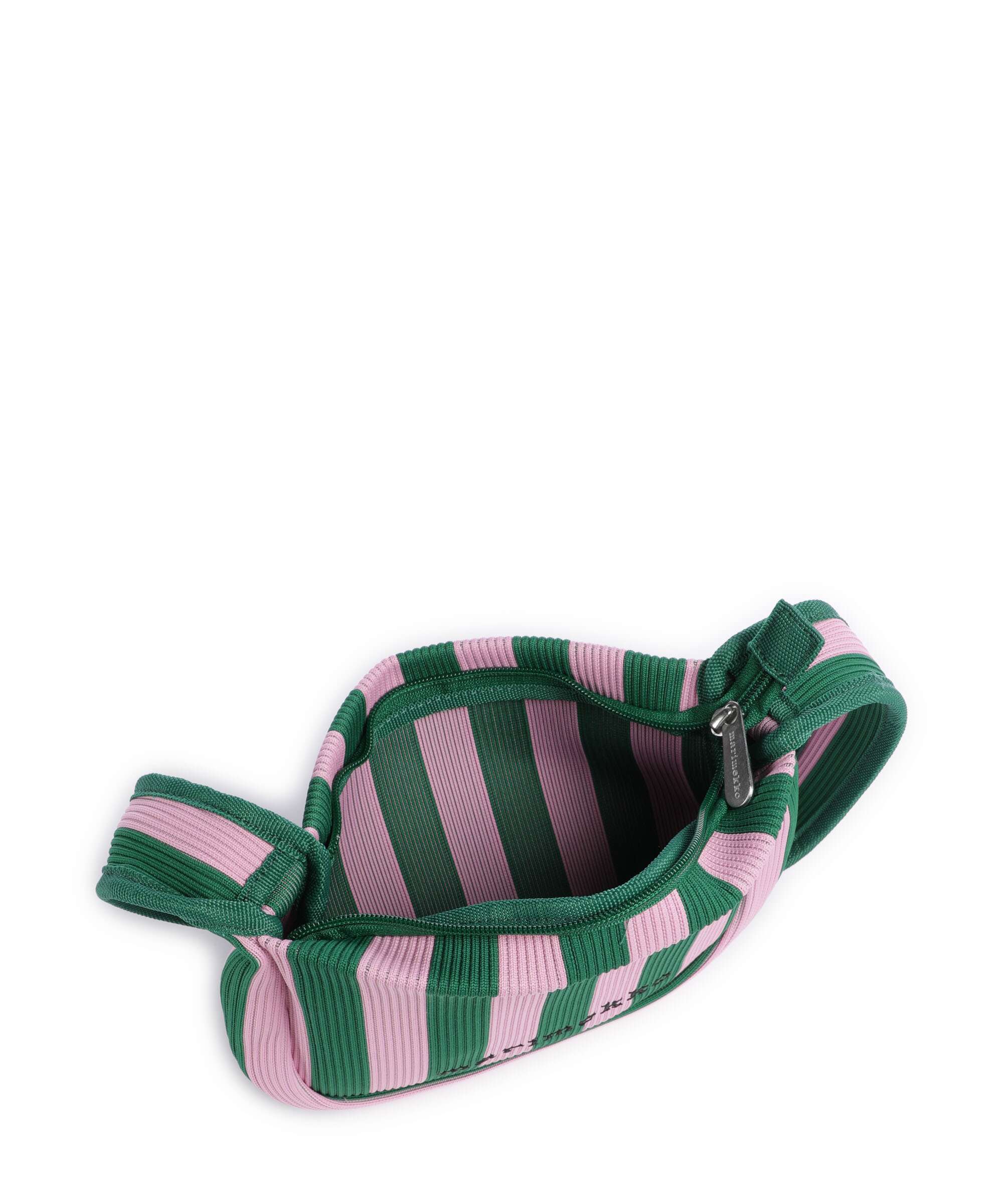 Marimekko Knitted Merirosvo Sac porté épaule pink/dark green - Image 5