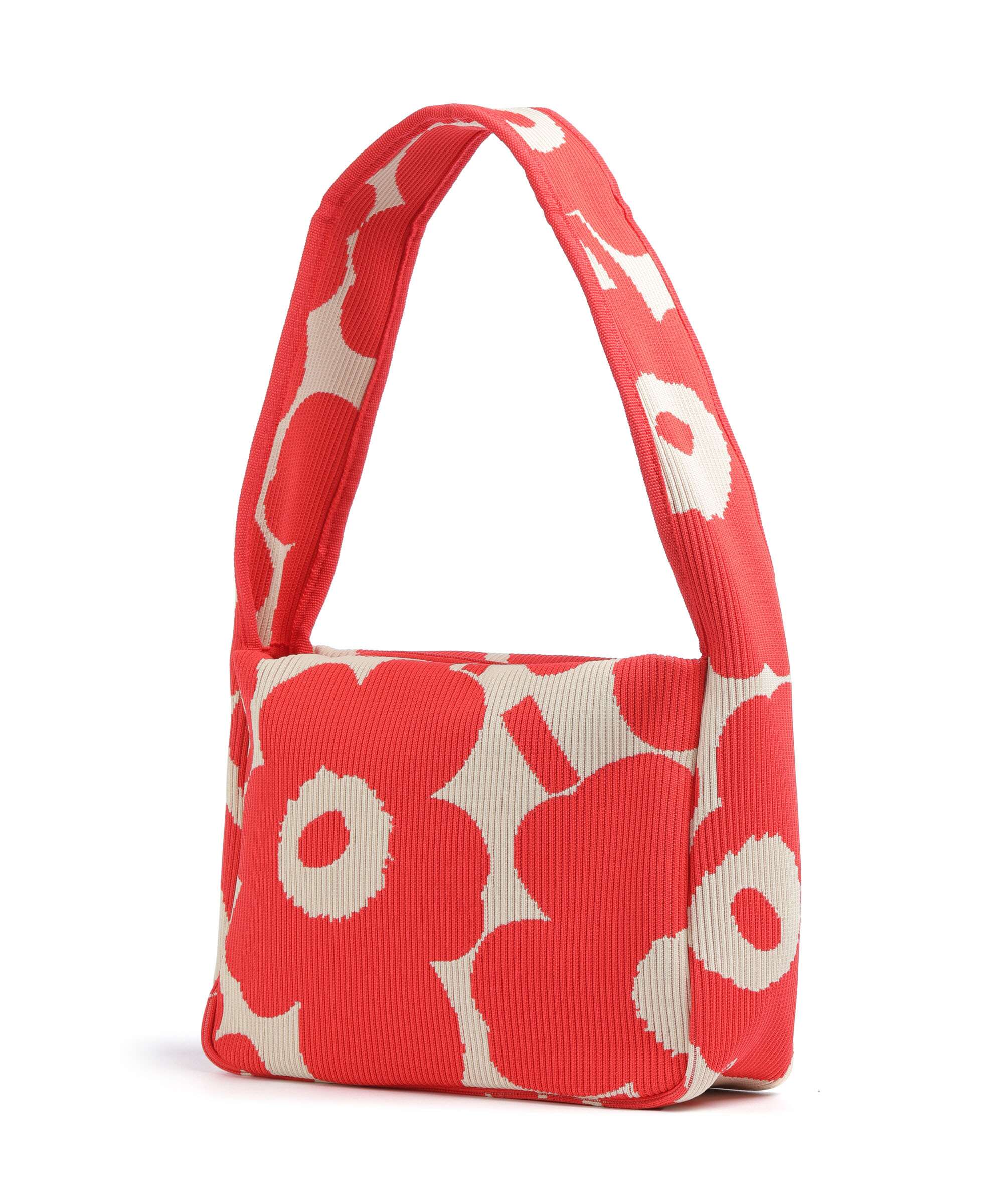 Marimekko Knitted Unikko Sac porté épaule pink/beige - Image 2