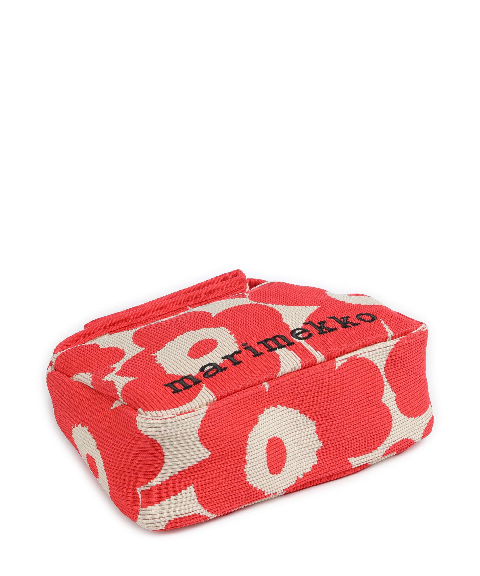 Marimekko Knitted Unikko Sac porté épaule pink/beige - Image 4