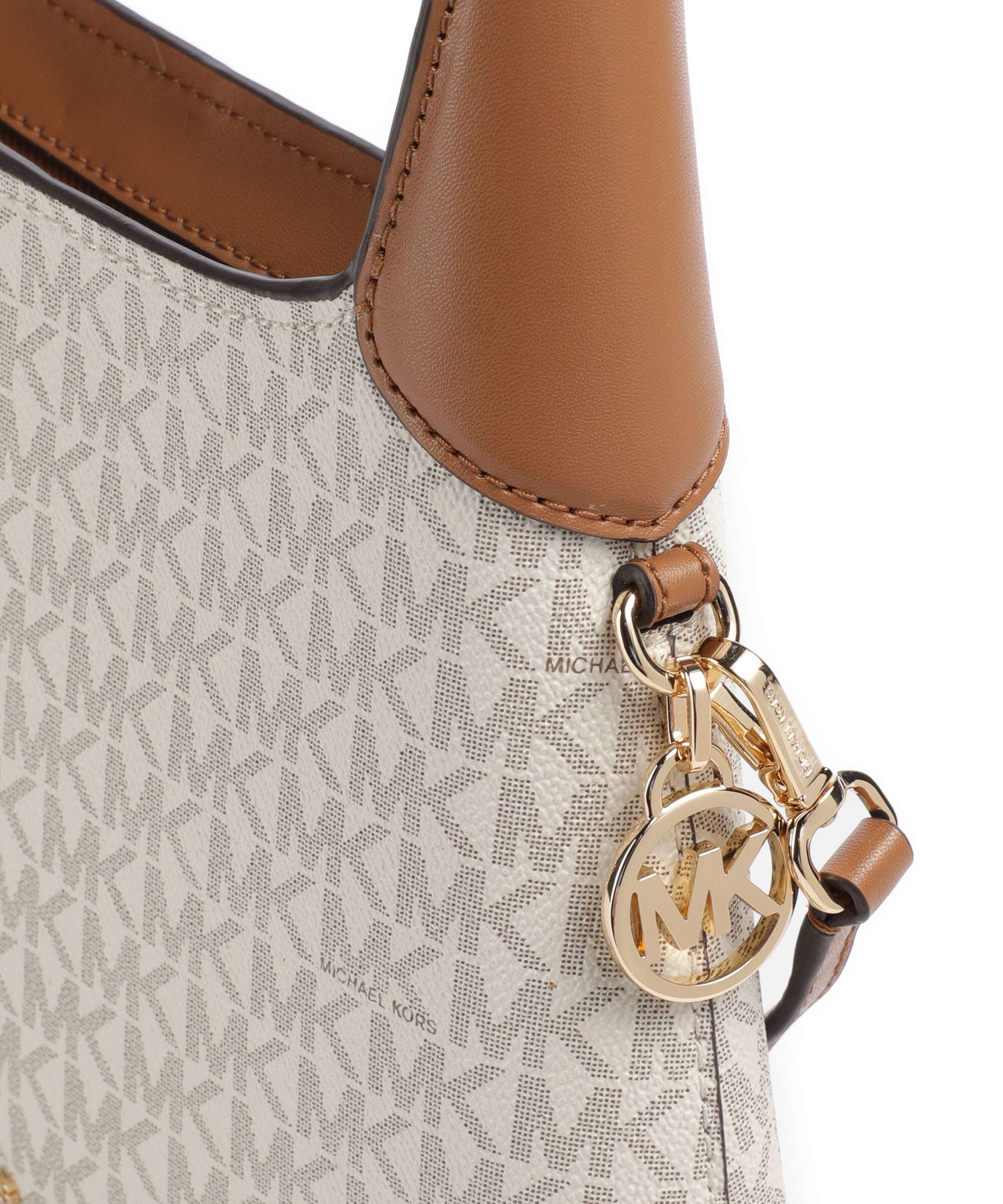 Michael Kors Alice Small Sac porté épaule vanilla/acorn - Image 5