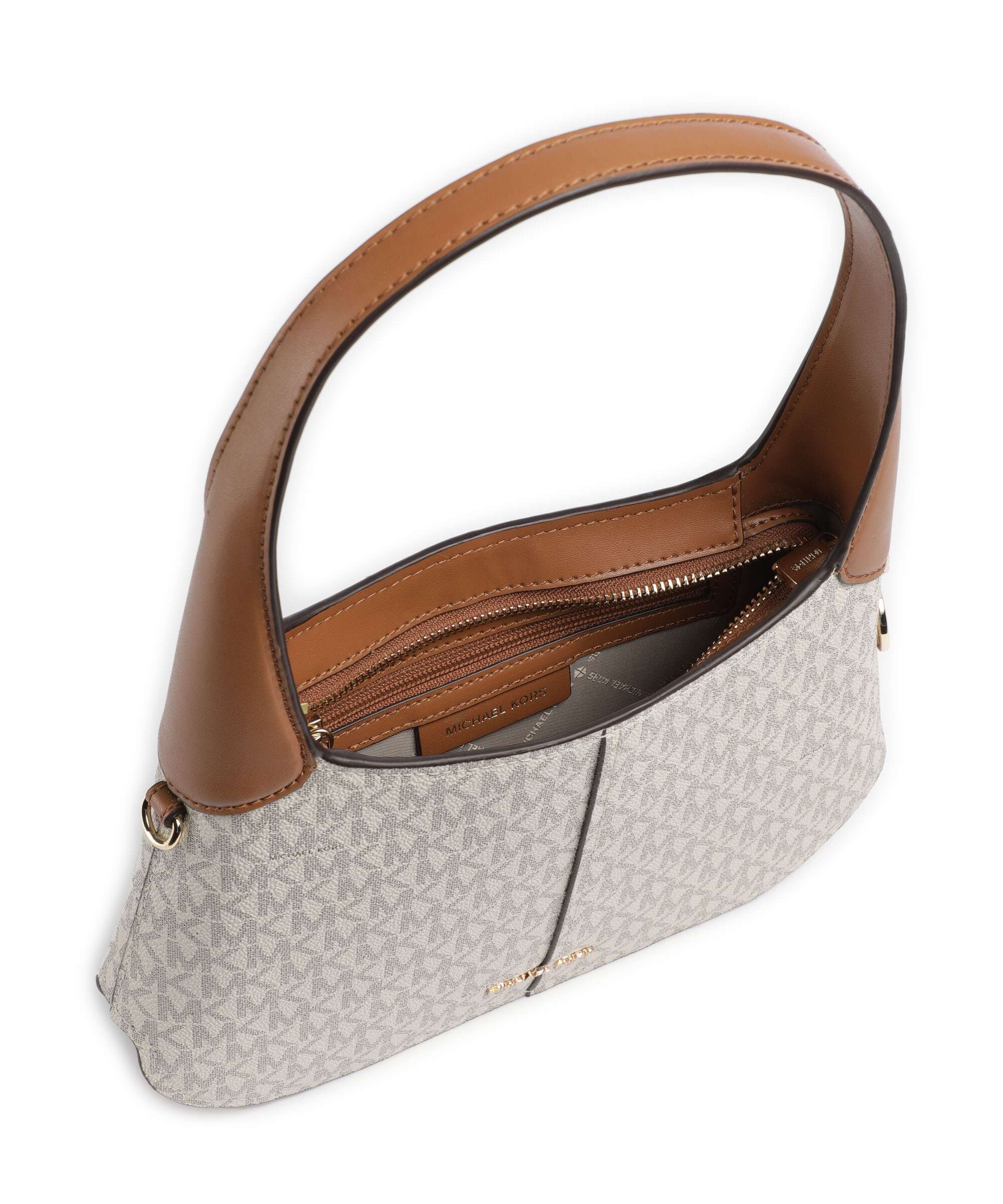 Michael Kors Alice Small Sac porté épaule vanilla/acorn - Image 7
