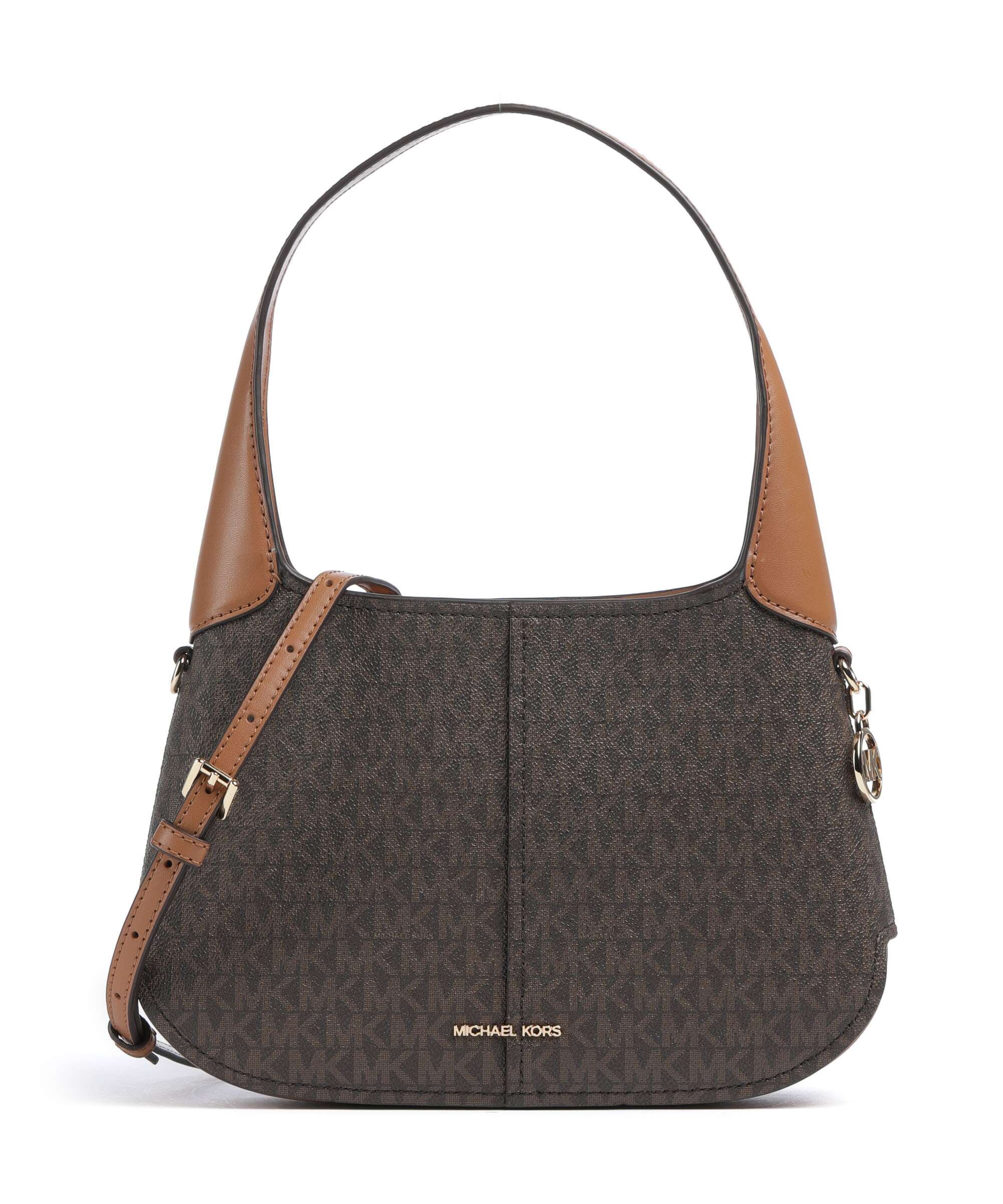Michael Kors Alice Small Sac porté épaule brown/acorn