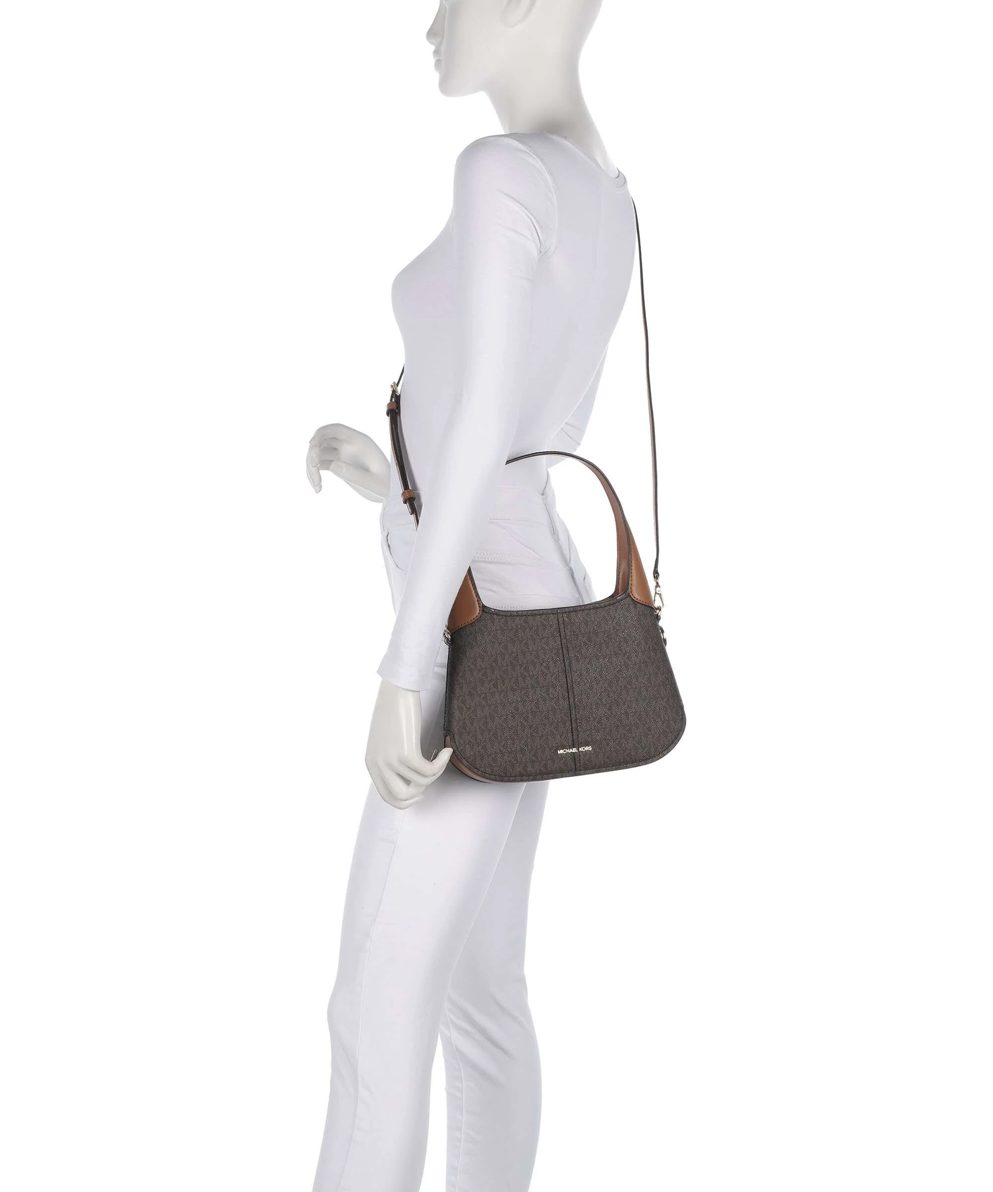 Michael Kors Alice Small Sac porté épaule brown/acorn - Image 4