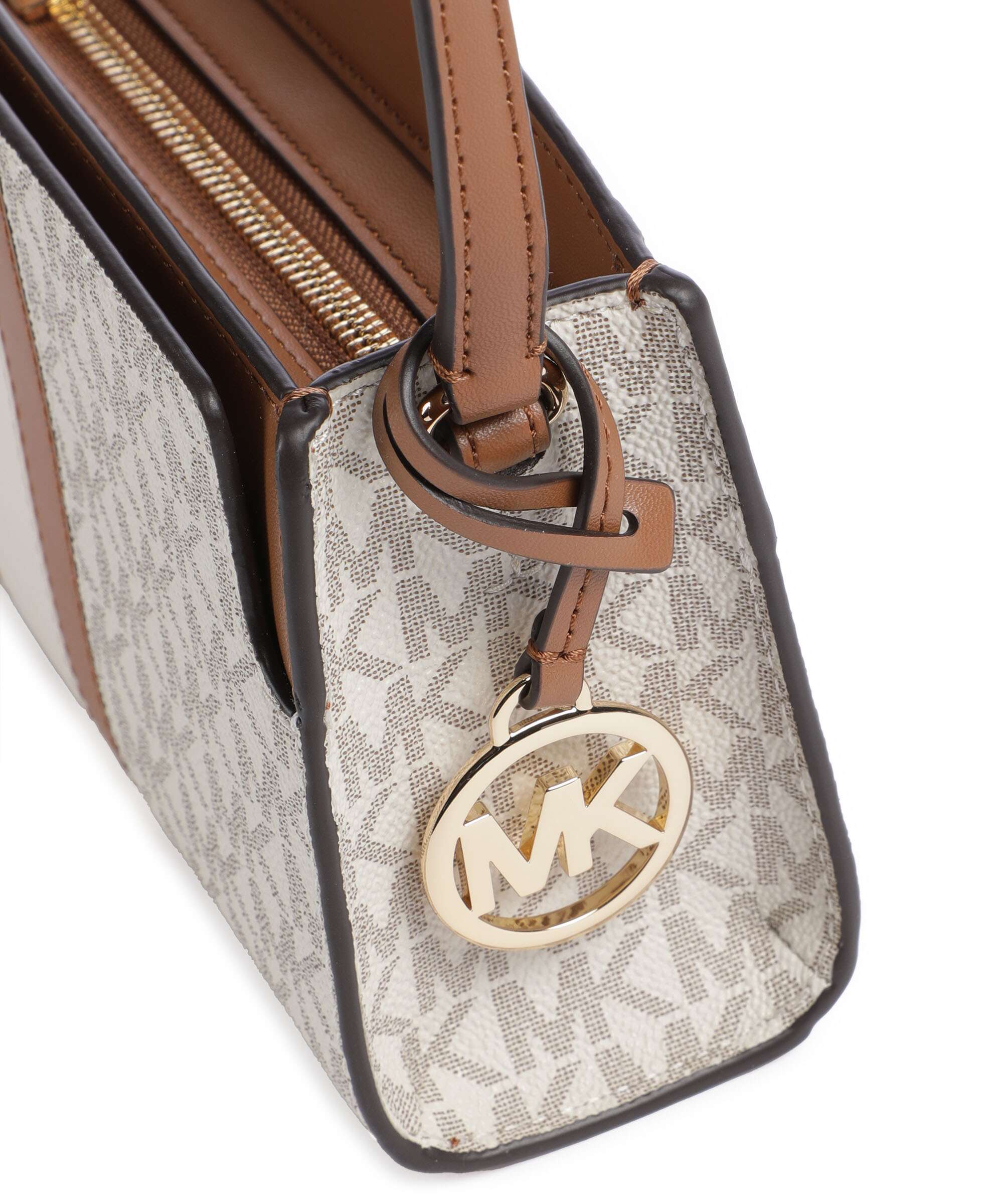 Michael Kors Becca Small Sac bandoulière vanilla/acorn - Image 4