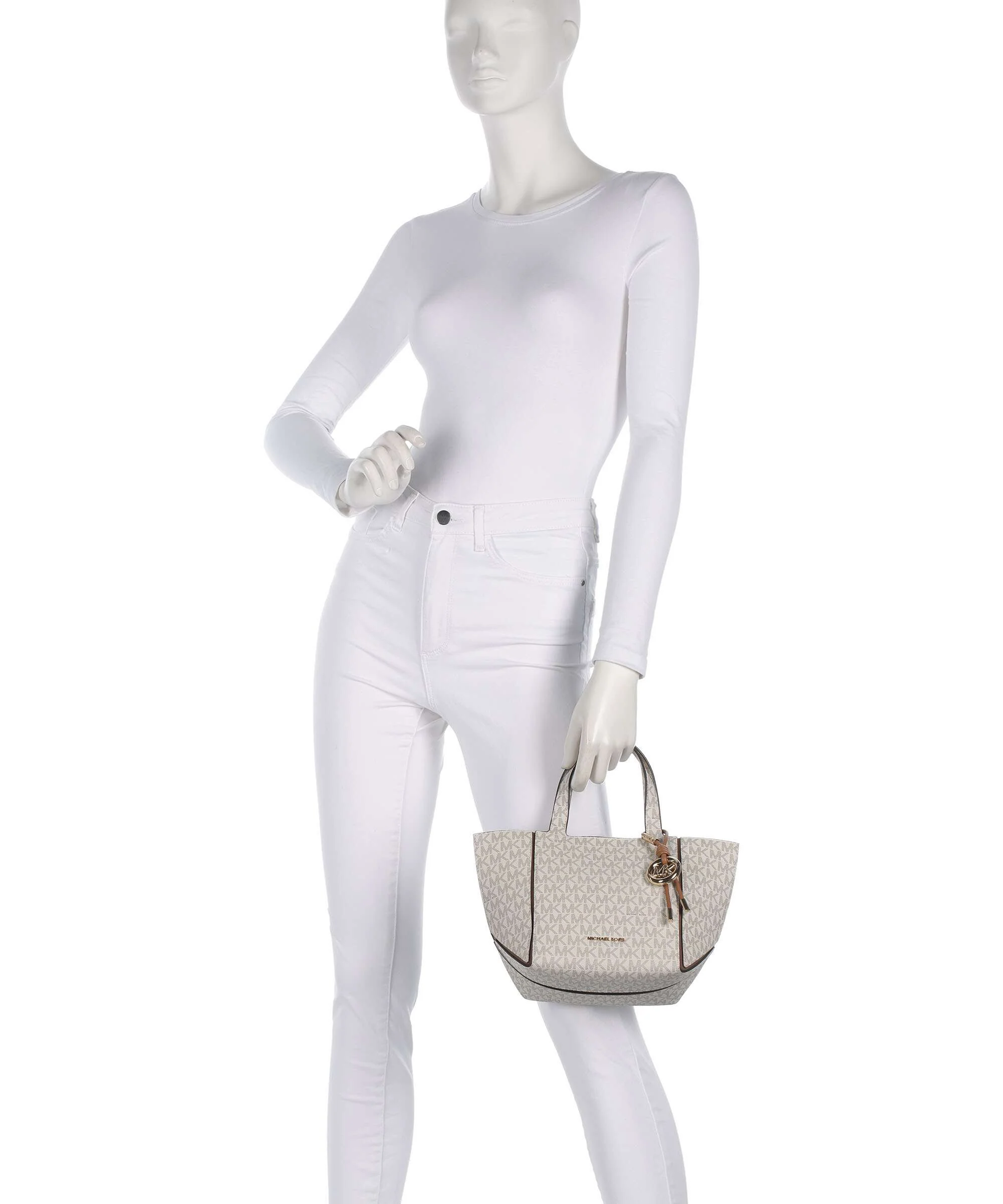 Michael Kors Jordi Small Sac à main vanilla/acorn - Image 3