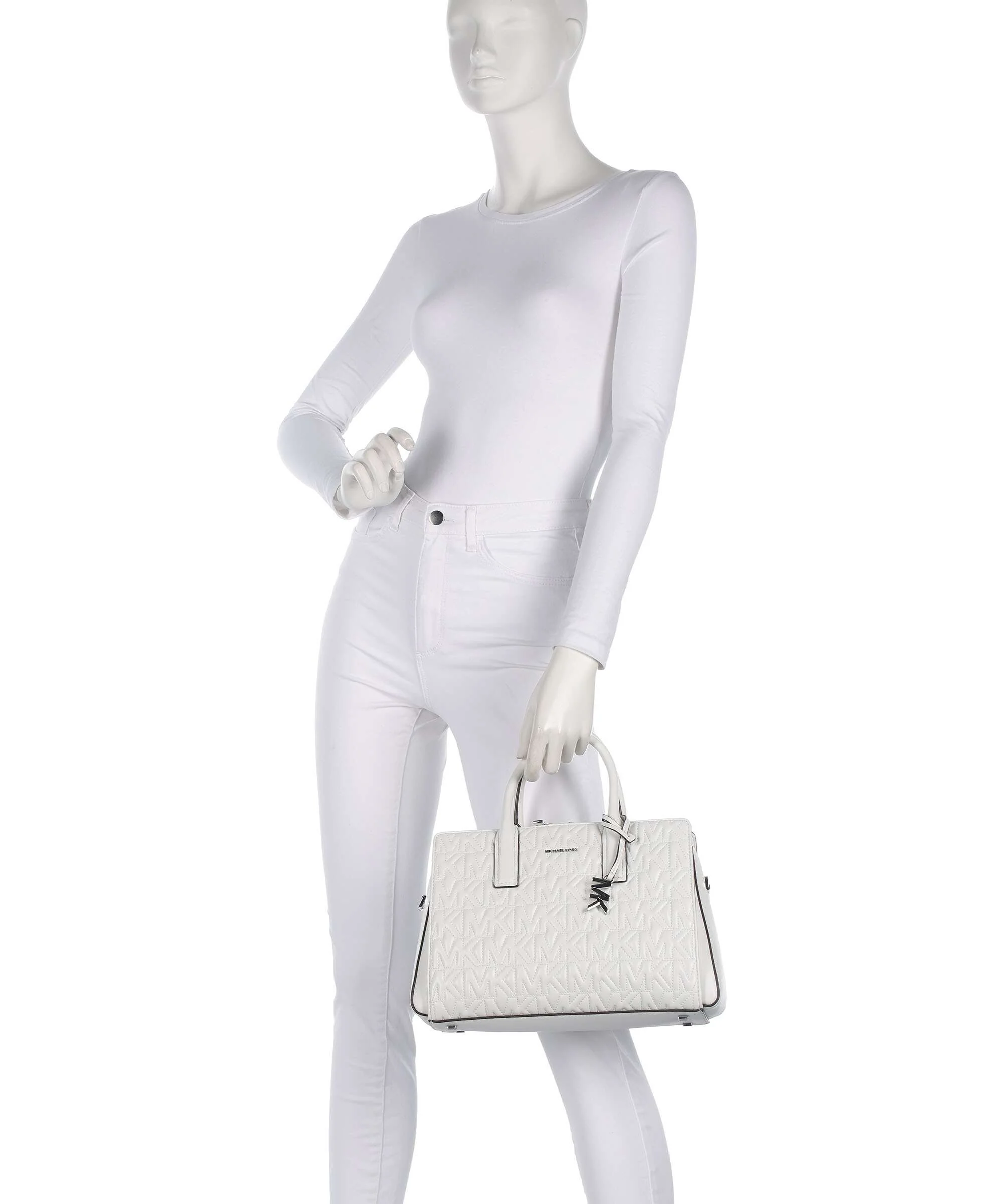 Michael Kors Laila Medium Sac à main optic white - Image 3