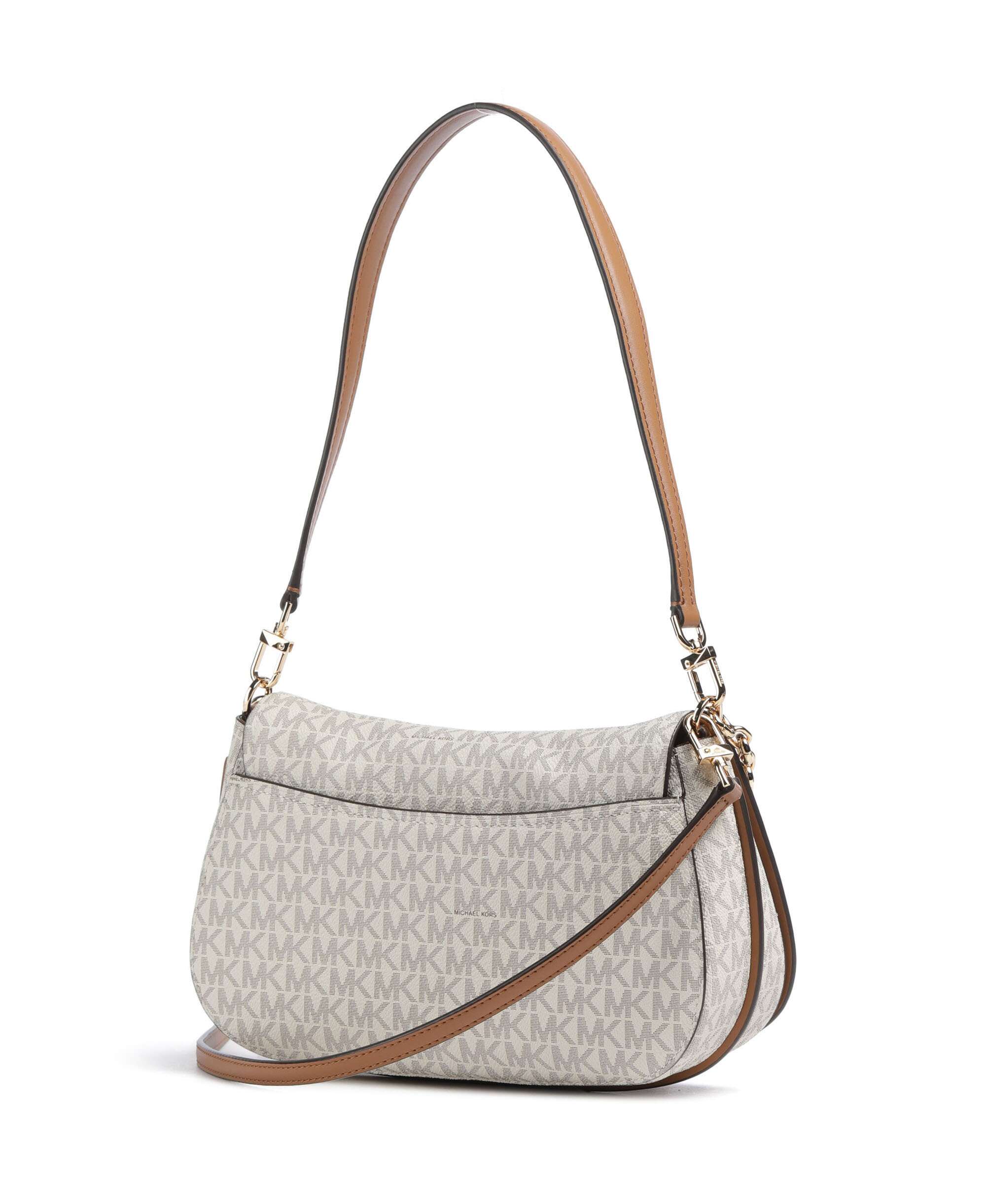 Michael Kors Nolita Medium Sac porté épaule vanilla/acorn - Image 2