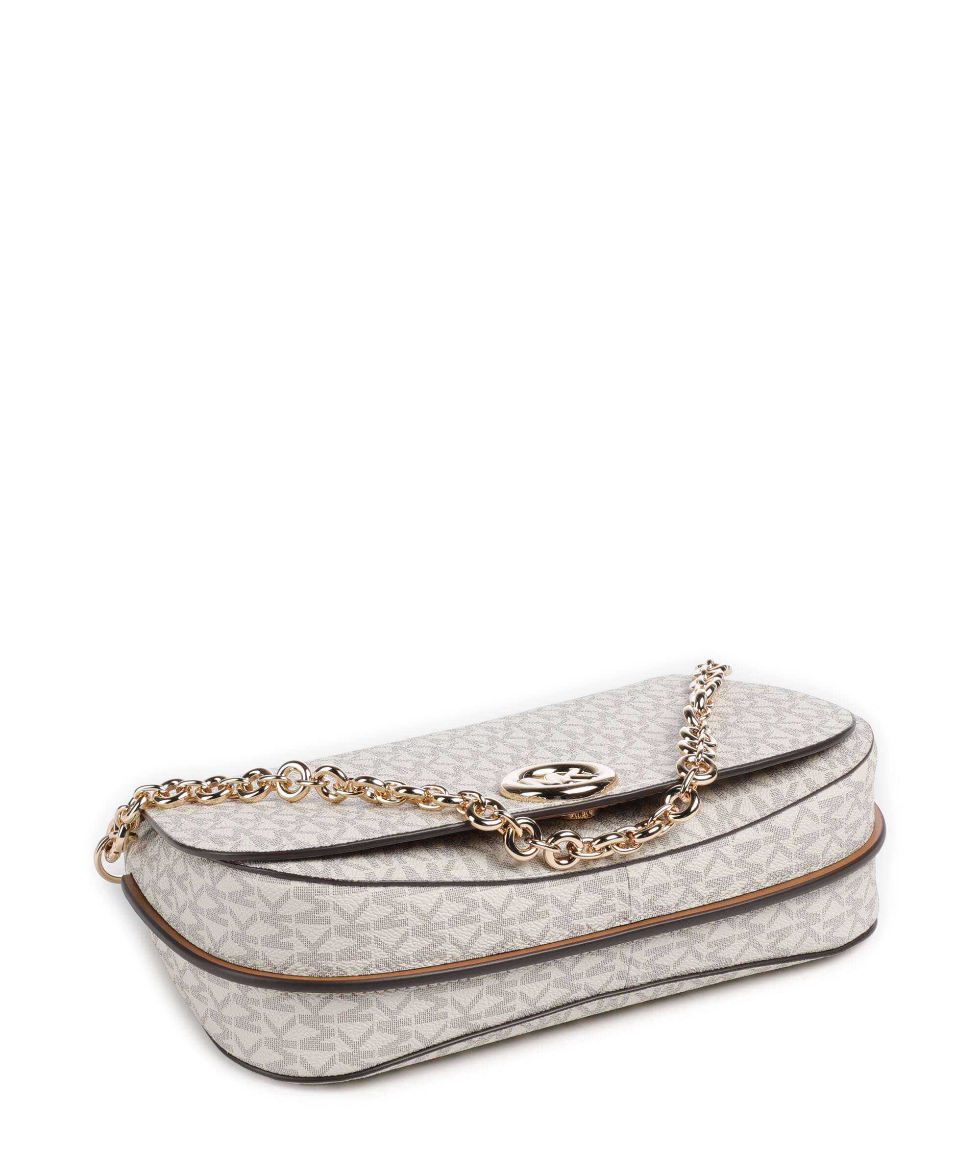 Michael Kors Nolita Medium Sac porté épaule vanilla/acorn - Image 5