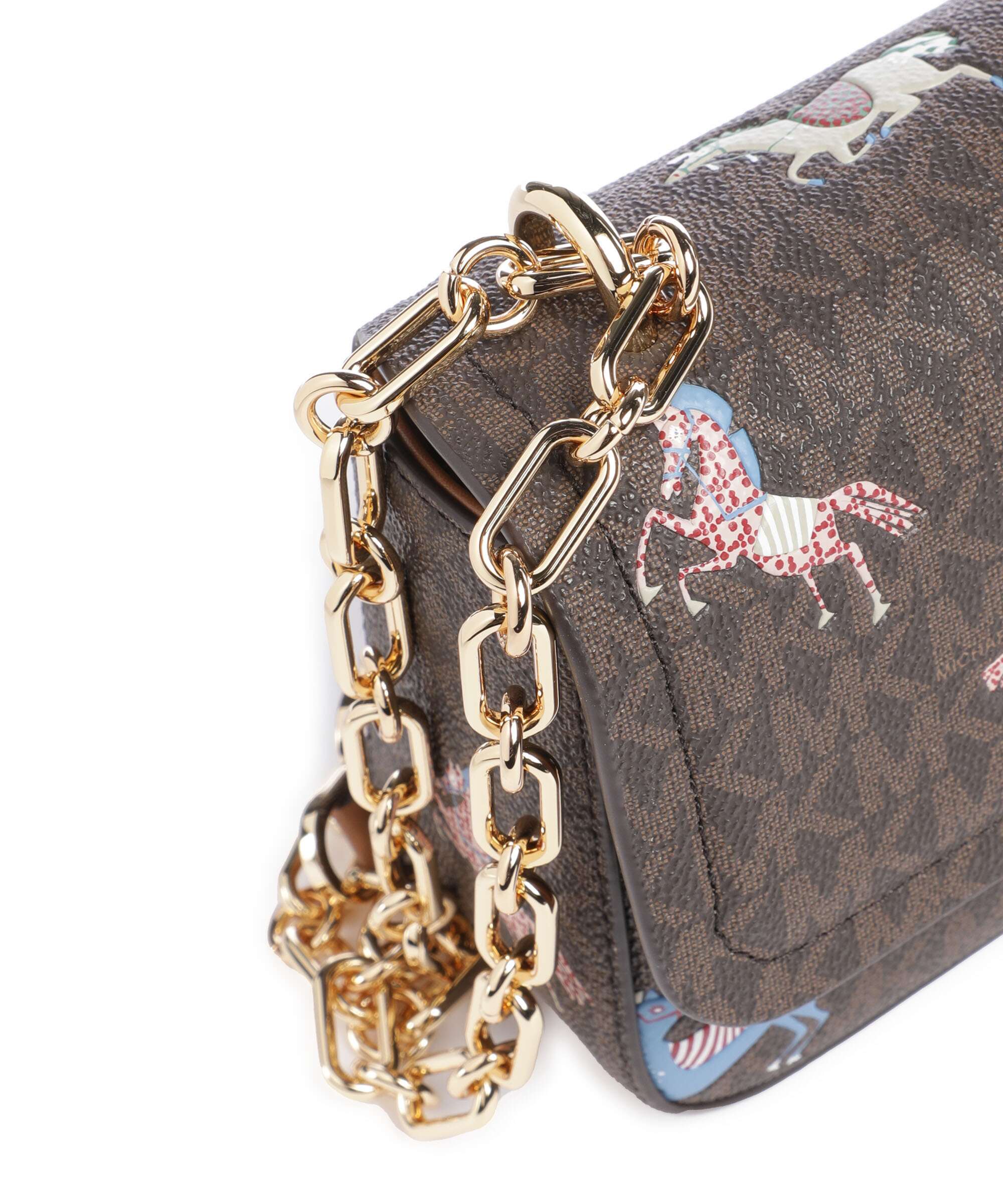 Michael Kors Tribeca Small Sac porté épaule brown/acorn - Image 5