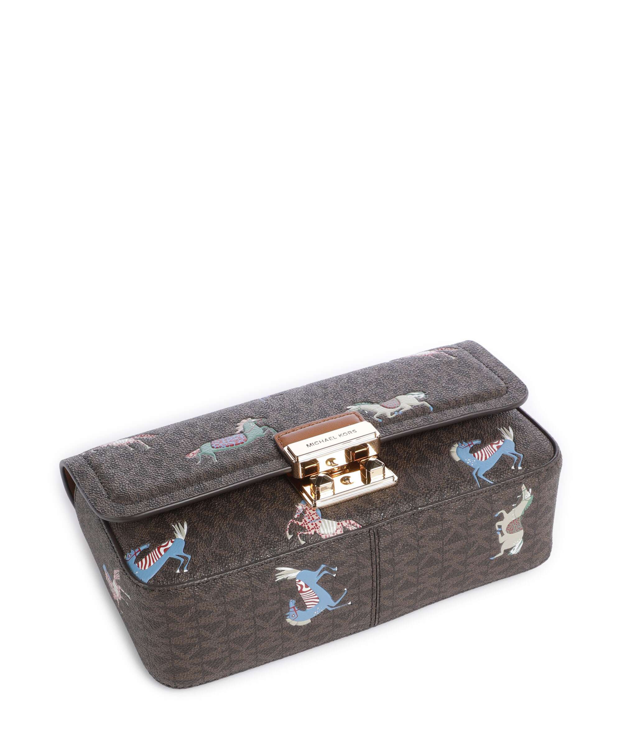 Michael Kors Tribeca Small Sac porté épaule brown/acorn - Image 6