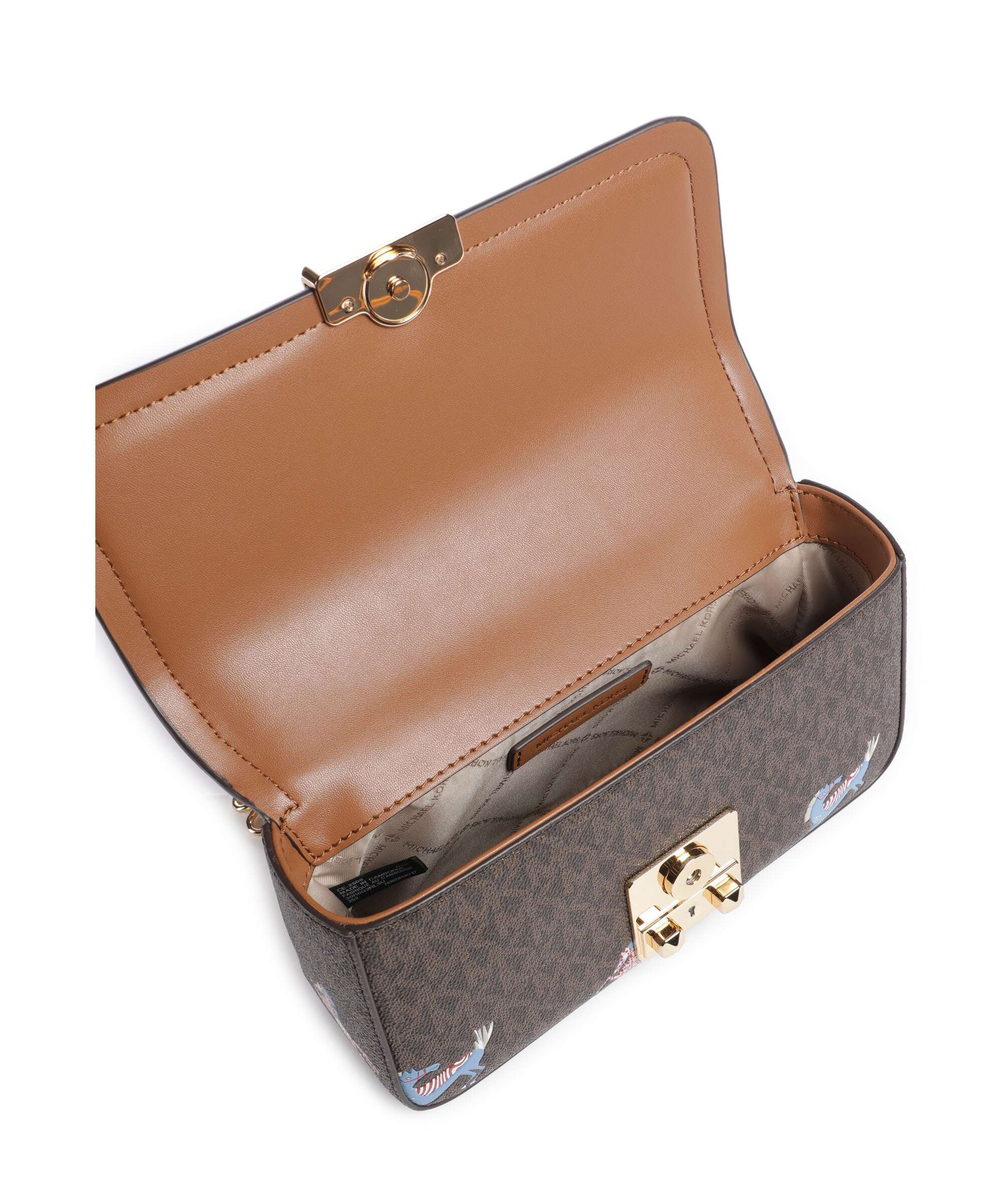 Michael Kors Tribeca Small Sac porté épaule brown/acorn - Image 7