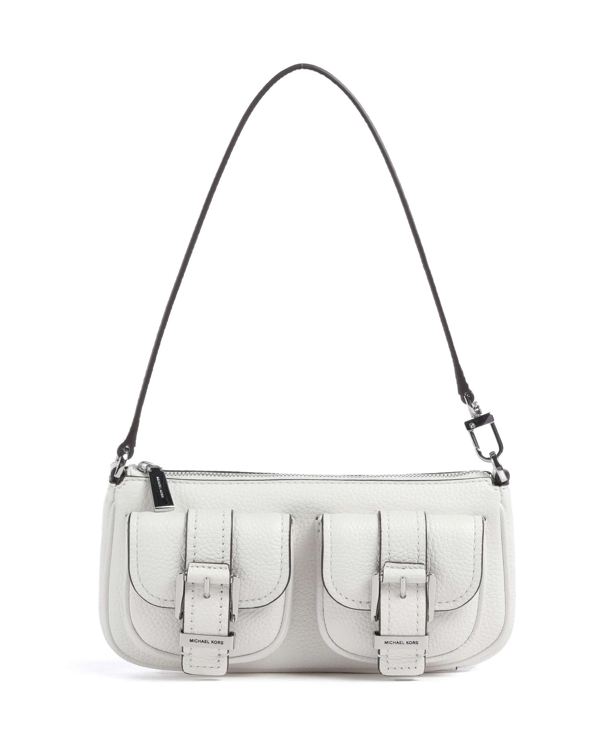 Michael Kors Zoe Small Sac porté épaule optic white