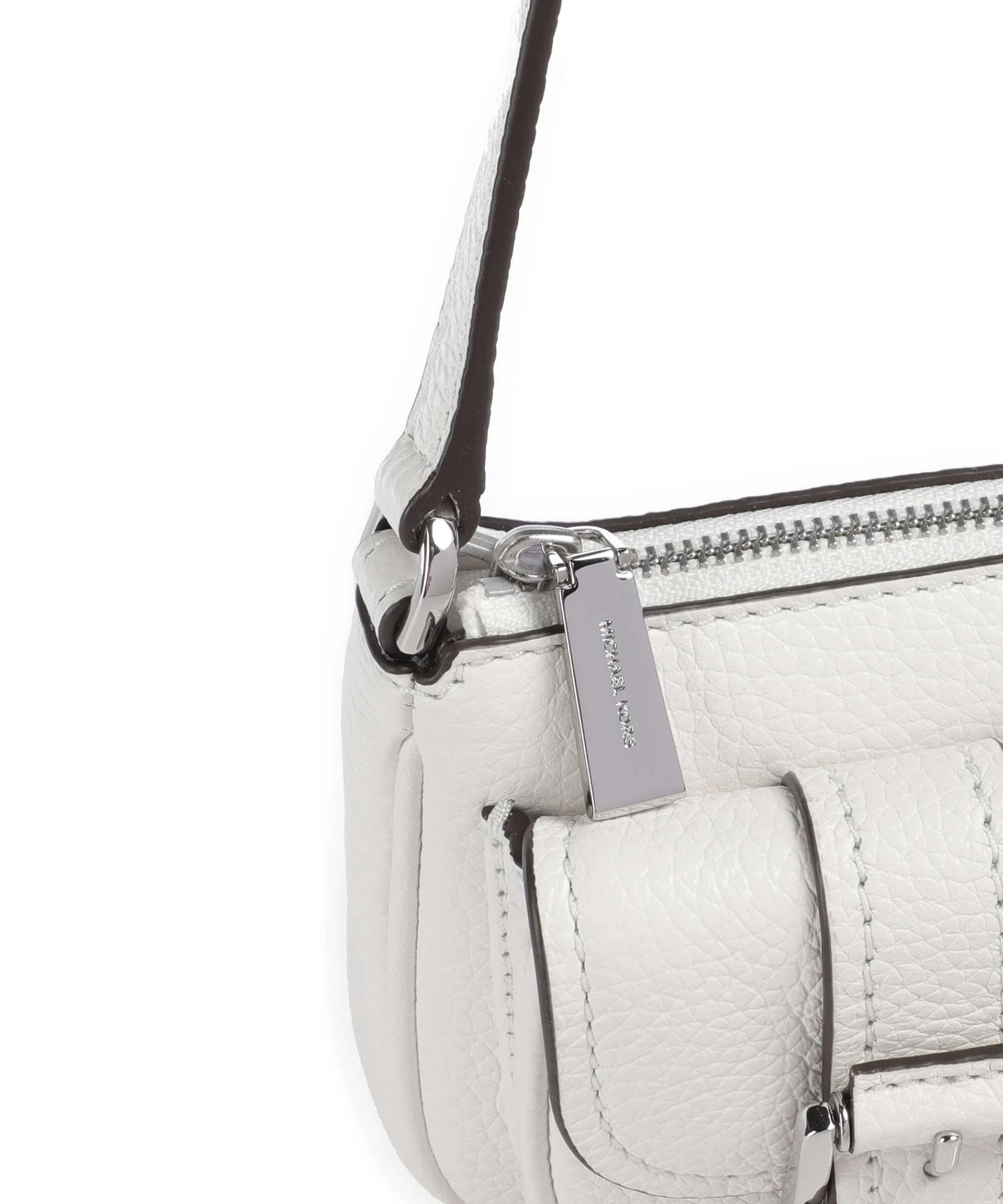 Michael Kors Zoe Small Sac porté épaule optic white - Image 4