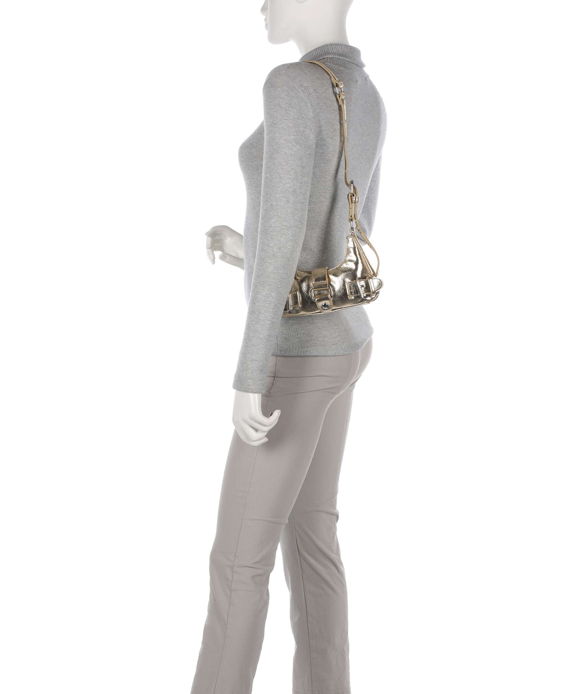 Núnoo Recycled Cool Palma Sac porté épaule light gold - Image 3
