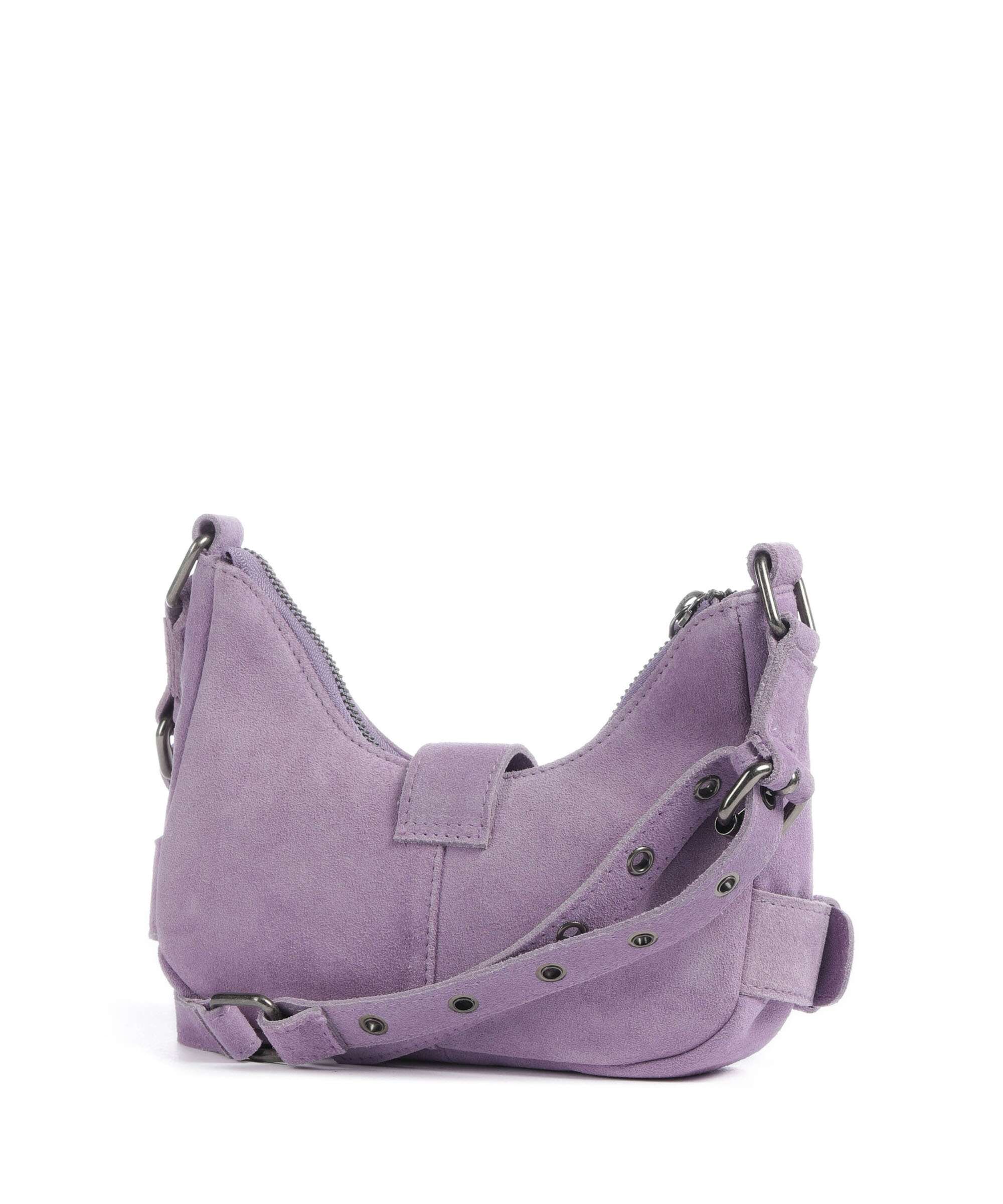 Núnoo Suede Palma Sac porté épaule purple - Image 2
