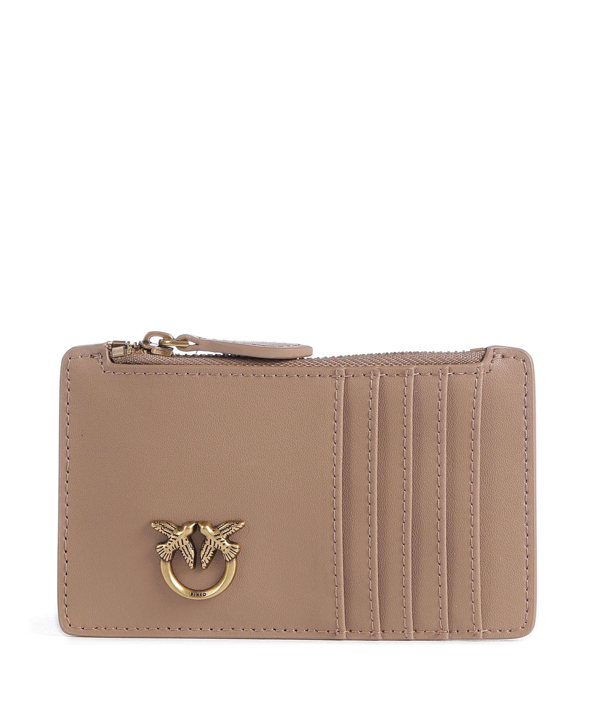 Pinko Airone Étui à cartes crédit biscotto zenzero/antique gold