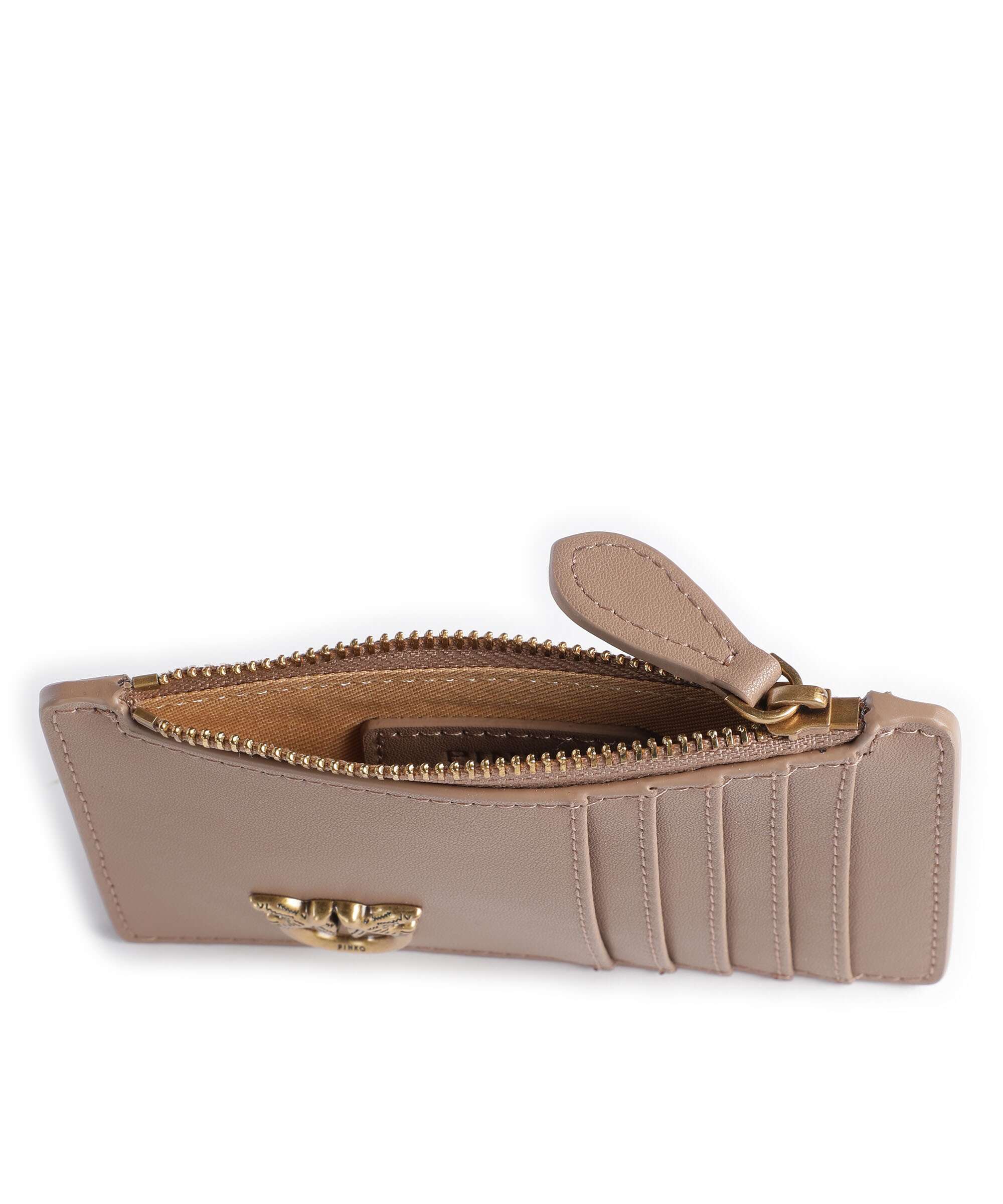 Pinko Airone Étui à cartes crédit biscotto zenzero/antique gold - Image 4