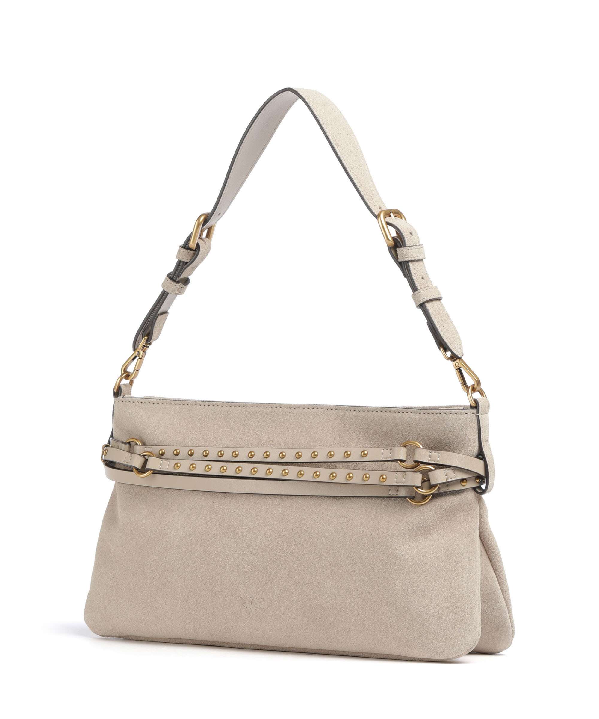 Pinko Belt Classic Sac porté épaule beige/grigio fumo/antique gold - Image 3