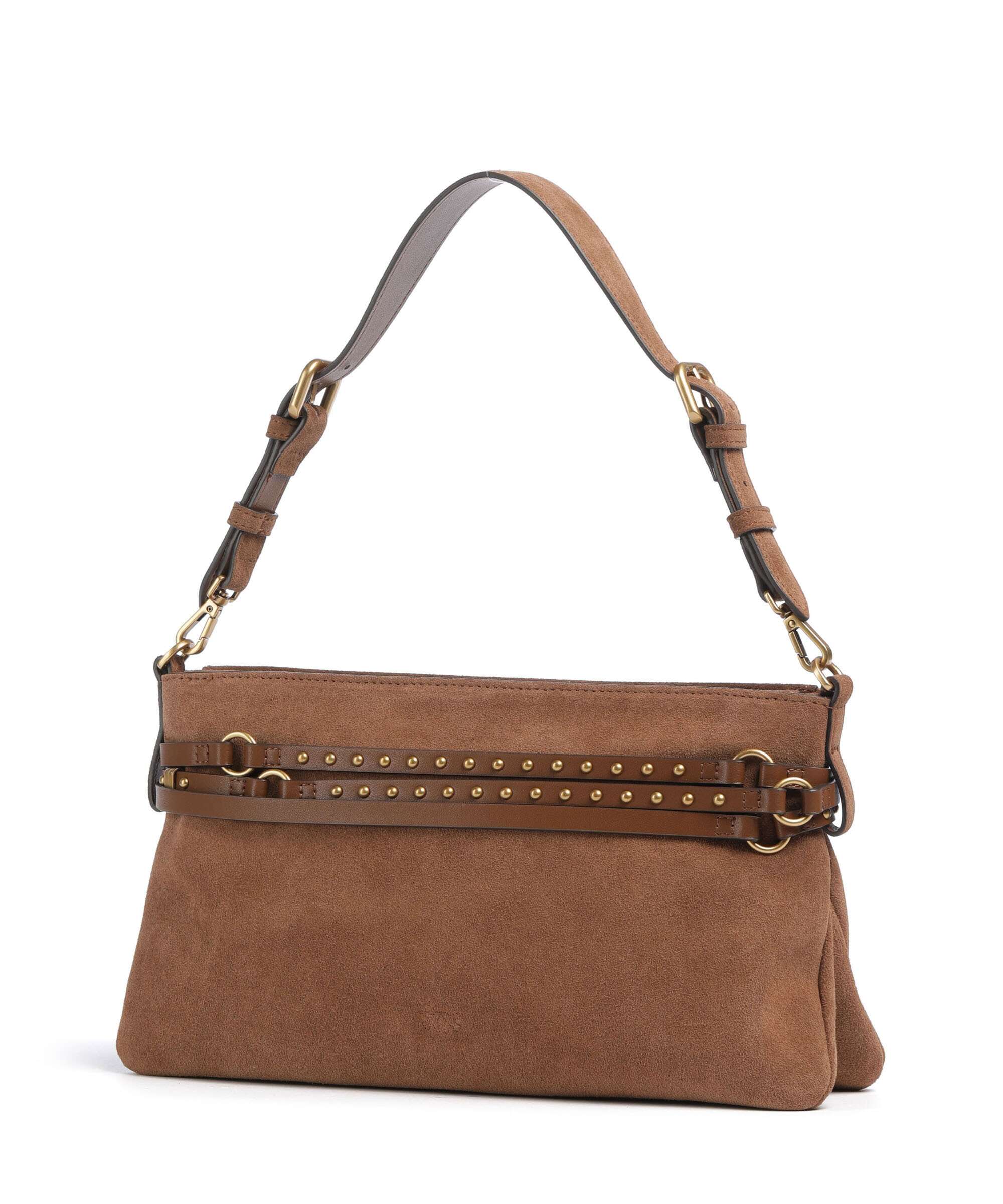 Pinko Belt Classic Sac porté épaule marrone/leone/antique gold - Image 3