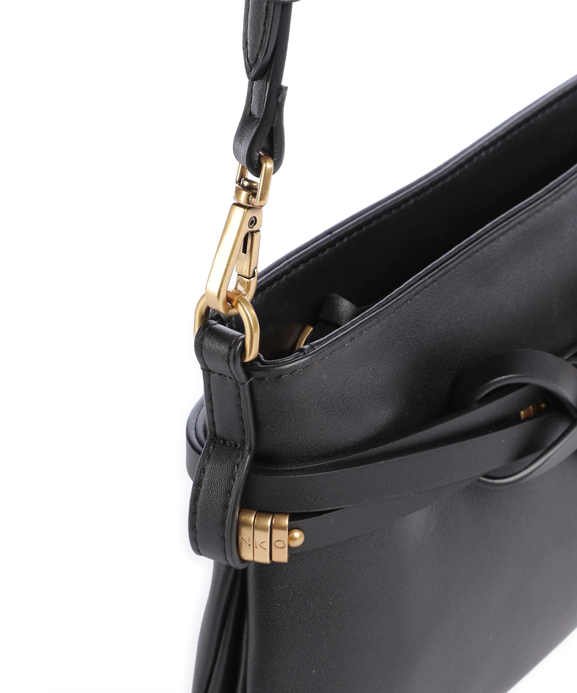 Pinko Belt Mini Sac porté épaule nero/antique gold - Image 5