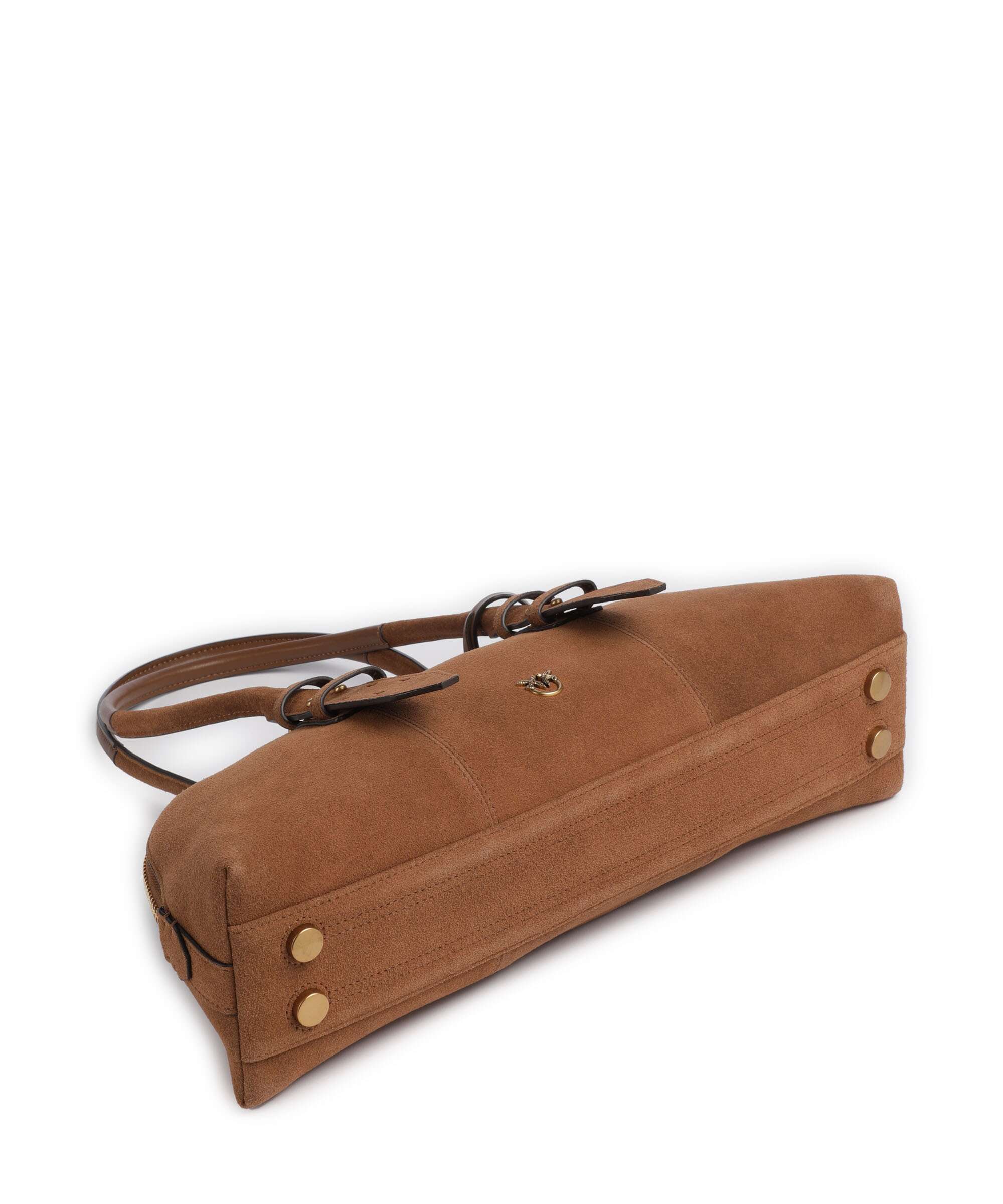 Pinko Bowling Horizontal Big Sac porté épaule marrone/leone/antique gold - Image 5