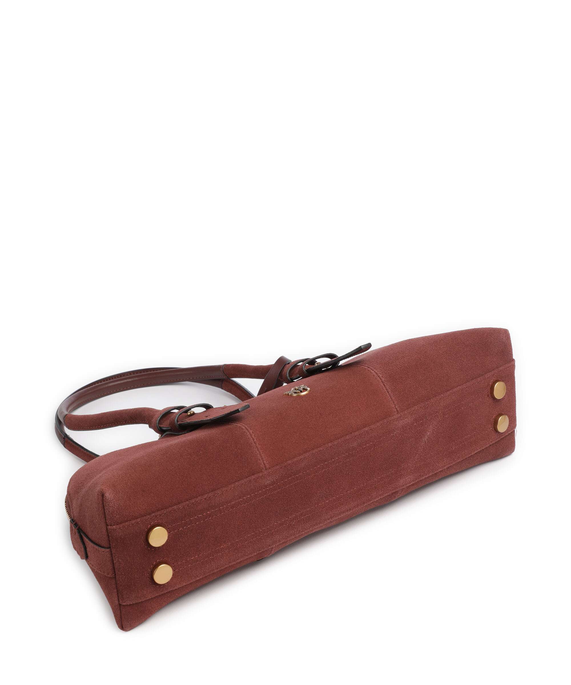 Pinko Bowling Horizontal Big Sac porté épaule burgundy wine/antique gold - Image 5