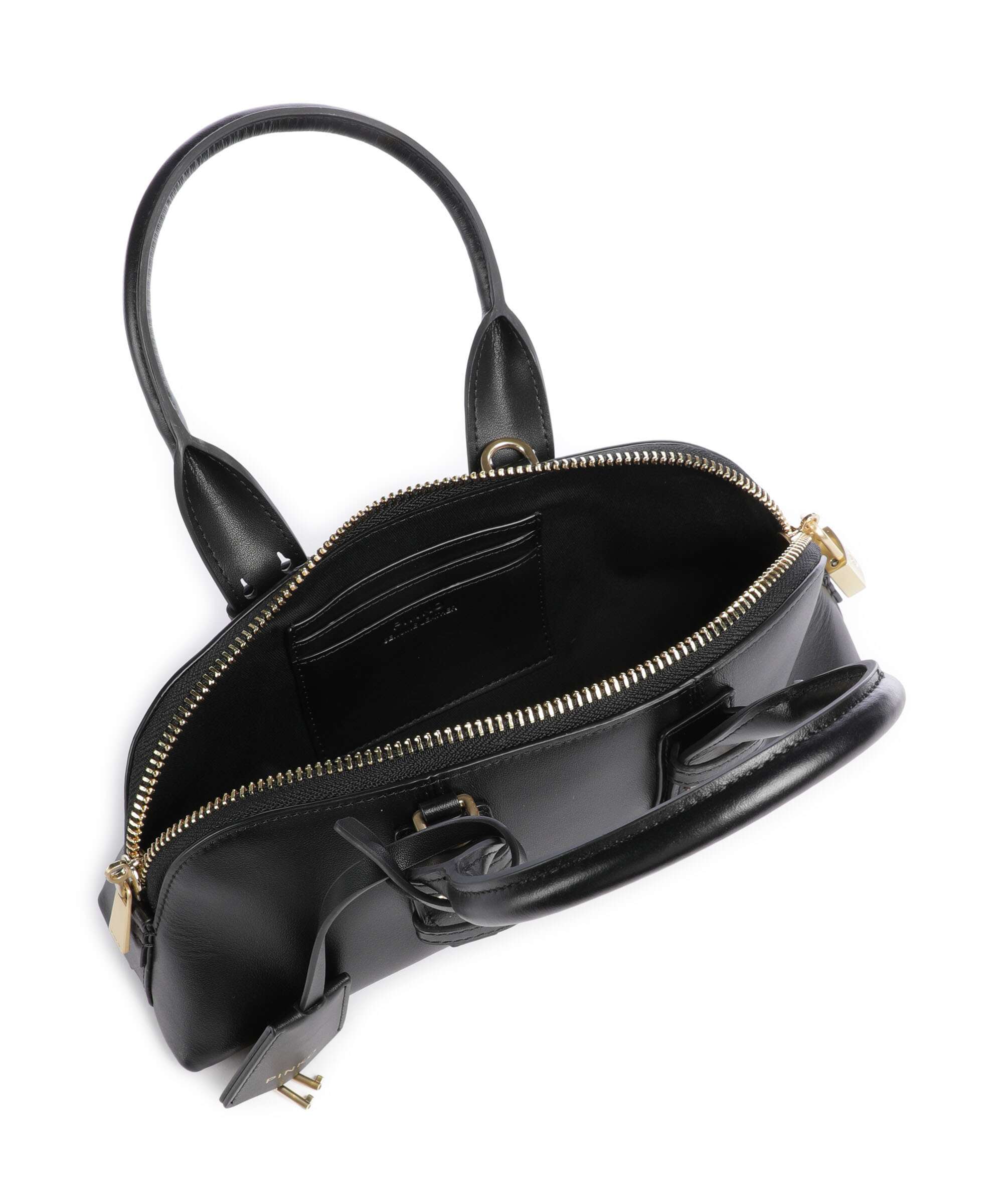 Pinko Bowling Horizontal Sac à main nero limousine/matt gold - Image 6