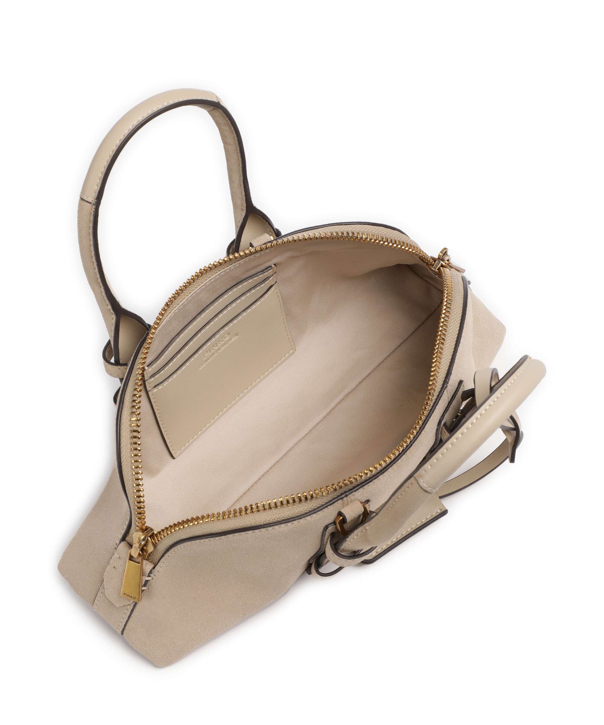 Pinko Bowling Horizontal Sac à main beige/grigio fumo/antique gold - Image 6