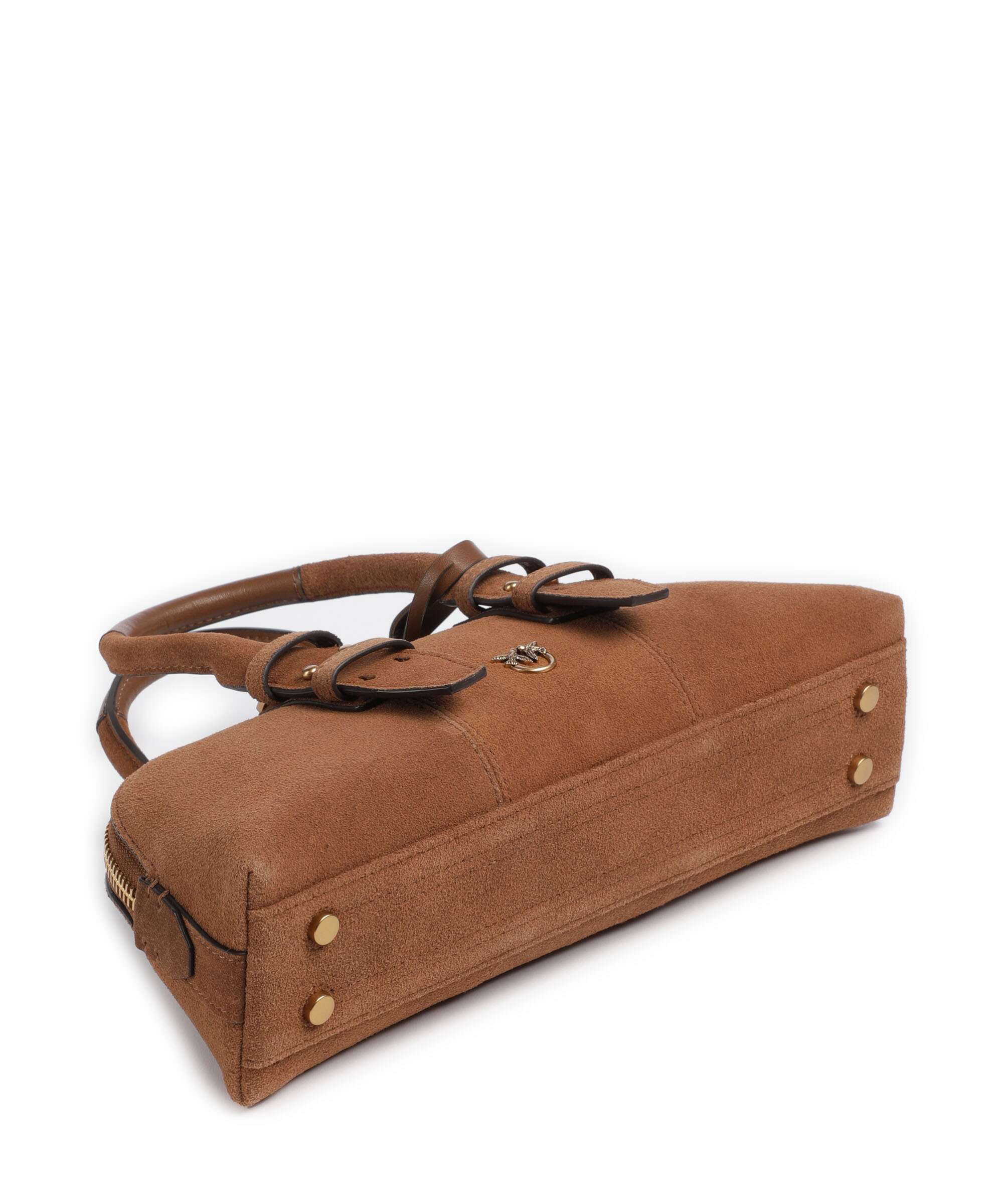 Pinko Bowling Horizontal Sac à main marrone/leone/antique gold - Image 5